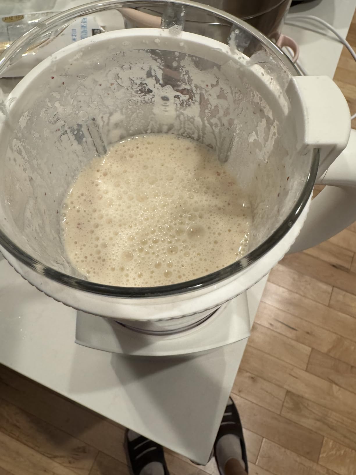50.73oz Nut Milk Maker Machine: 12 in 1 Automatic Soy Milk Maker with Detachable Design, Homemade Juice,Almond,Oat Milks for Plant Based Milks, 24H Delay Start/Keep Warm/Auto-Clean/Safety Lock customer photo 2