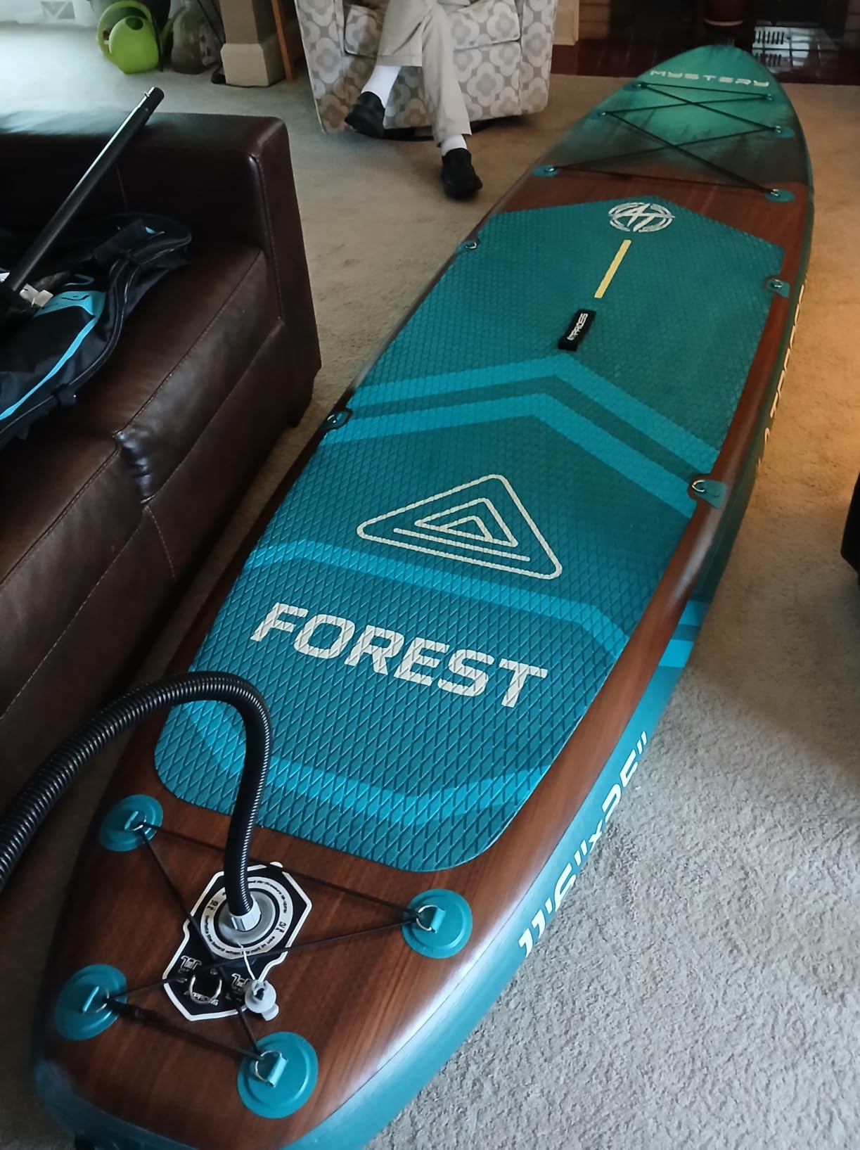 Inflatable Paddle Board, 450lbs Extra Wide Stand Up Paddleboard customer photo 1