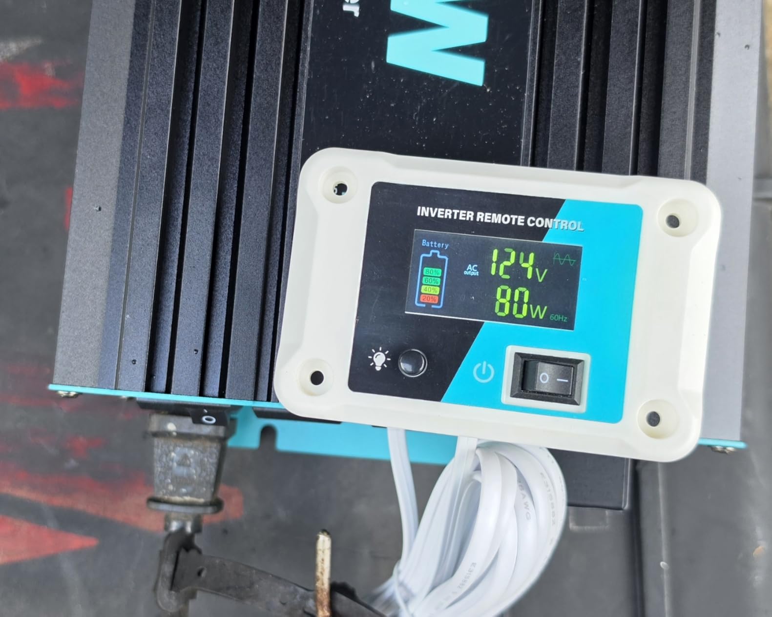 1000 Watt Car Power Inverter, Pure Sine Wave, 12V DC to 120V AC | 2000W Peak Inverters with 3 AC Outlet, 30W USB-C, 5V/3.1A USB, Remote Control for RV, Truck, Converter Inverter 12V to 110V customer photo 2