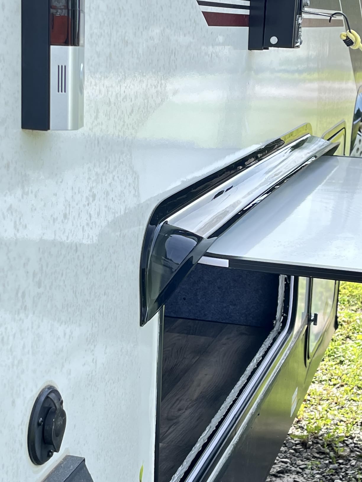 RainBlade for Push-Out Style RV Windows, Window and Door Deflector, Sun Visor (Fits 50-54 in. Frame) customer photo 1