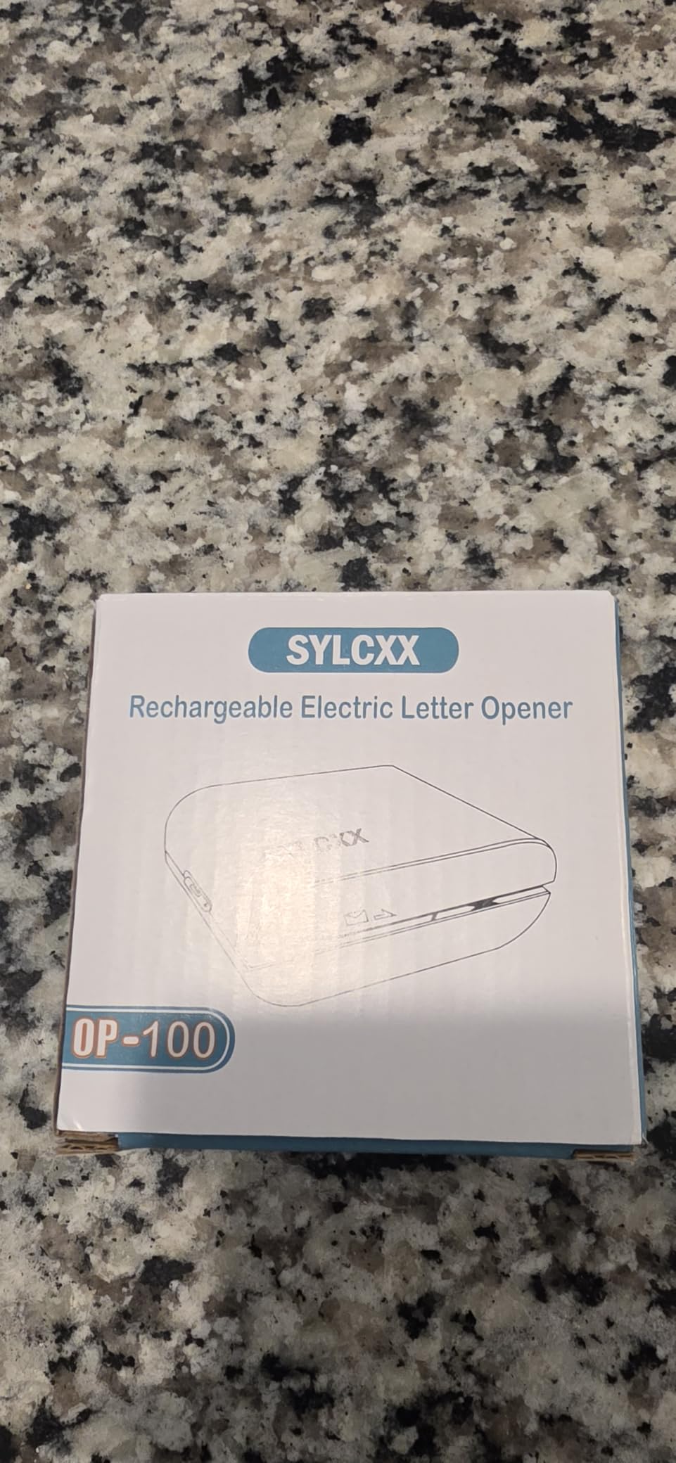 Rechargeable Electric Letter Opener - Automatic Letter Opener Envelope Slitter, Electric Letter Opener Envelope Slitter for Universal Mail and Envelopes (Black) customer photo 1
