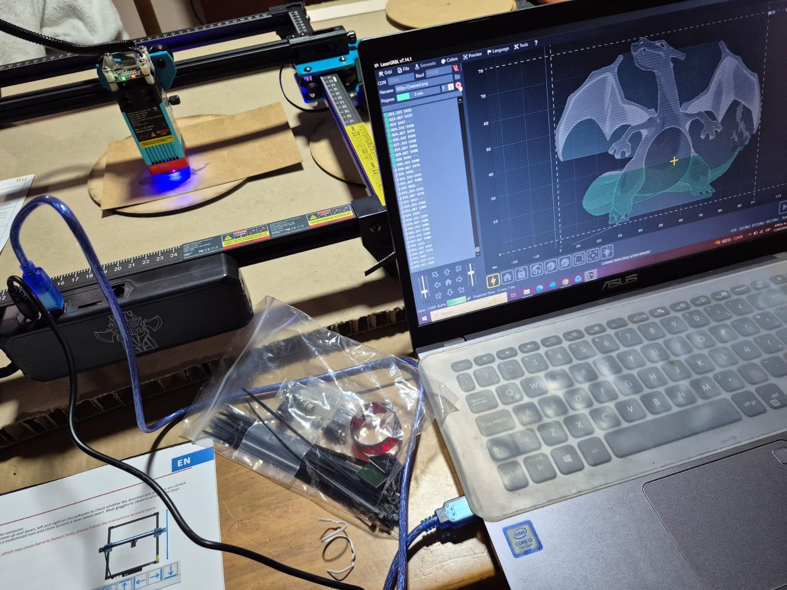 Twotrees TTS-20 Max 20000mW Laser Engraver and Cutter Machine customer photo 1