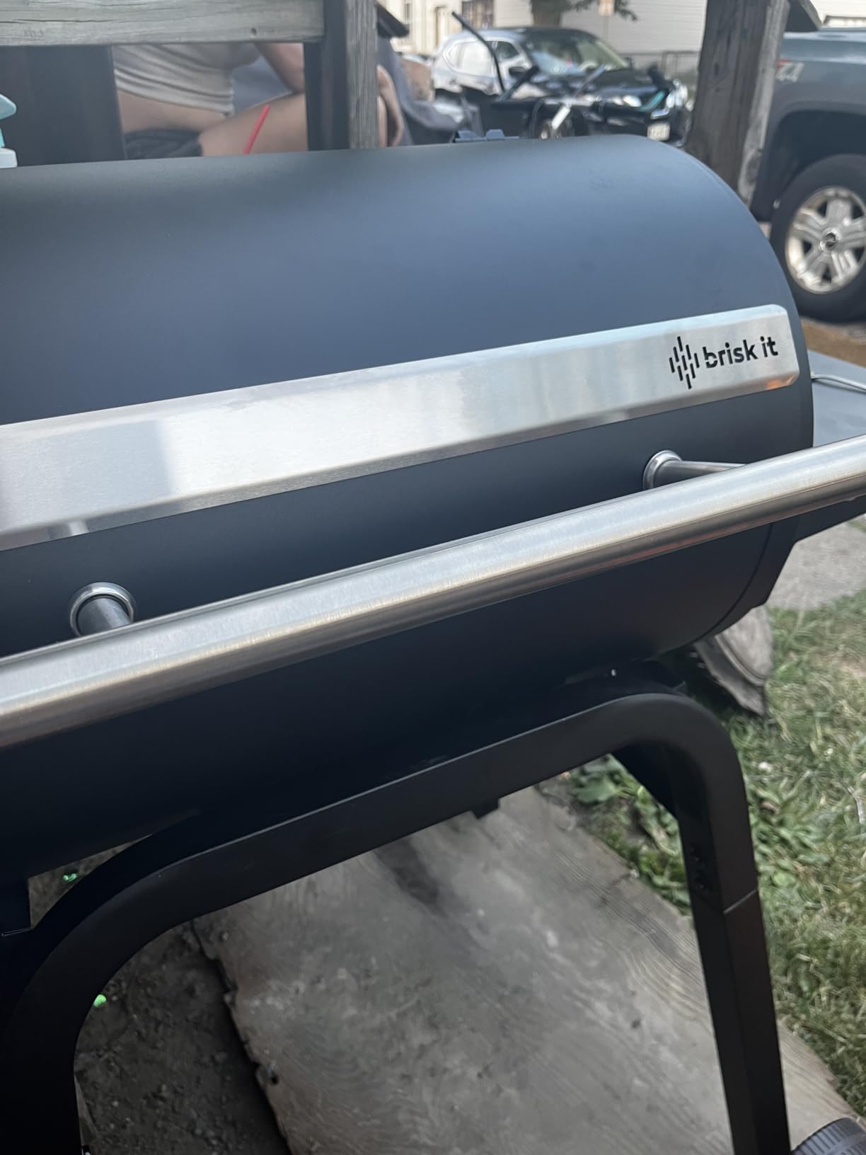 Brisk It Zelos-450 Wood Pellet Grill & Smoker, 450 Sq In, WiFi and A.I. customer photo 2