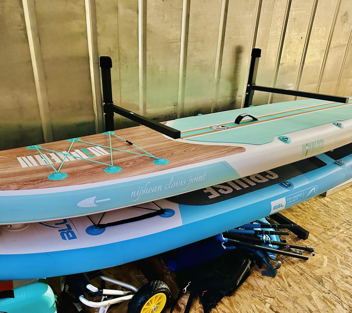 TORACK Heavy-Duty Kayak Rack, Freestanding Kayak Storage Stand customer photo 1