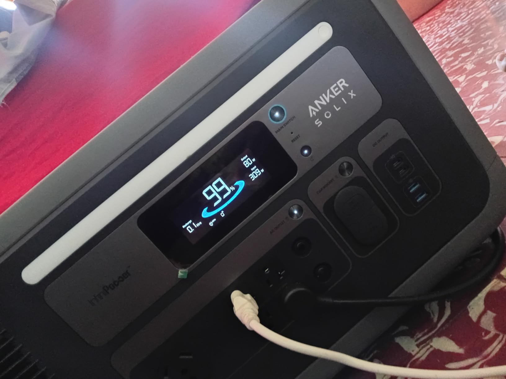 Anker SOLIX F3000 Portable Power Station, 3,072Wh, 6,000W, Solar Generators | 3,072Wh LiFePO4 Battery, Expandable to 24kWh, Generator-Ready, 3,600W Solar Generator for Home, RVs, and Emergencies, UPS customer photo 1