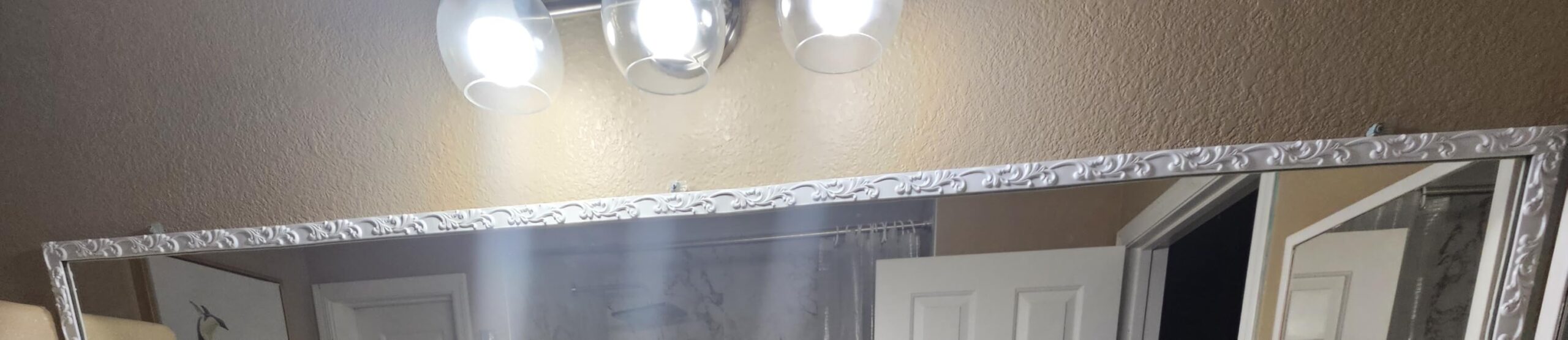 16.4FT x 1.02'' Black Peel and Stick Crown Molding Trim – Self-Adhesive Mirror Border & Cabinet Edge, Flexible Decorative Trim for Interior Use customer photo 1