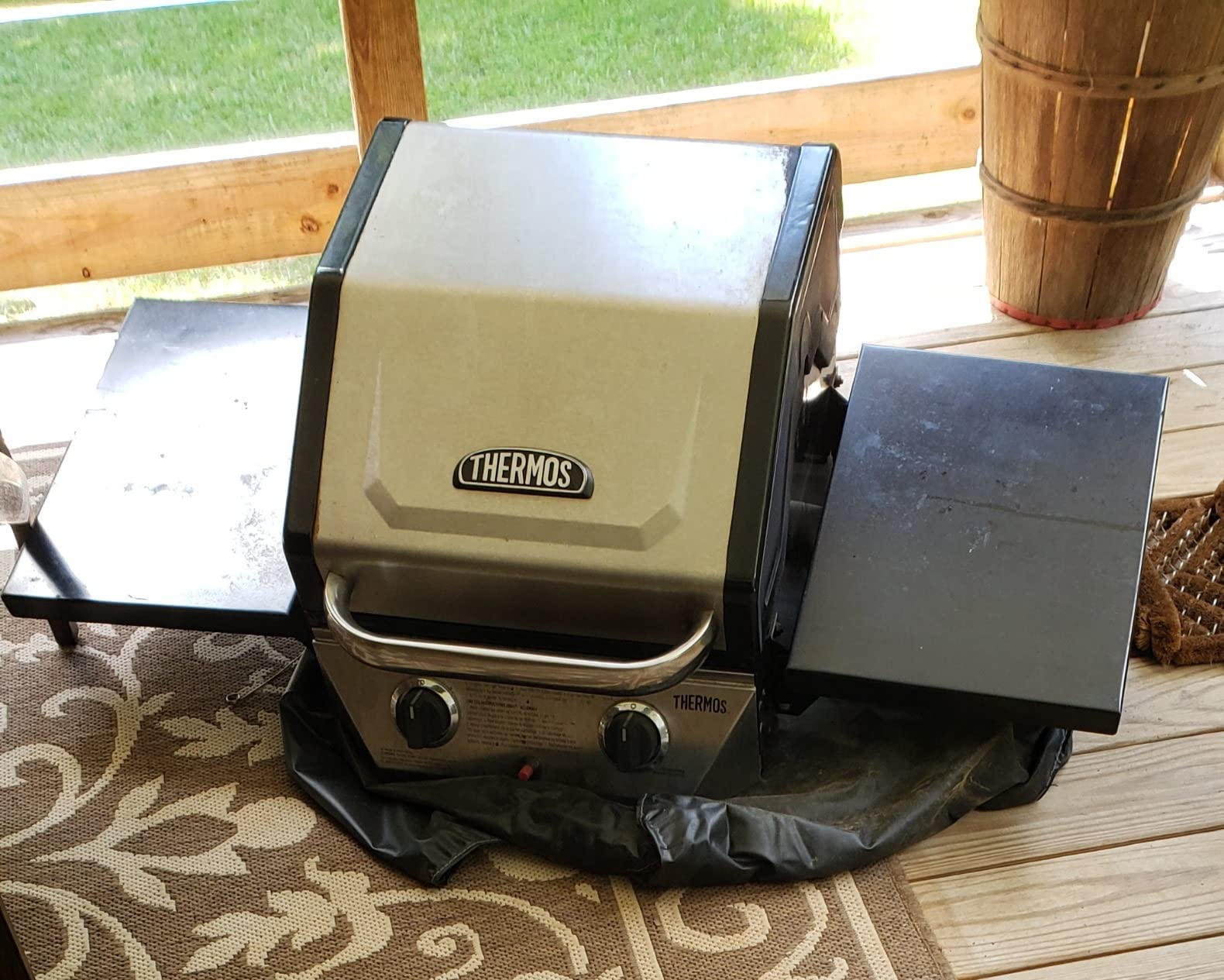 CAMPLUX Propane Tabletop Grill Griddle 2-in-1, Non-Stick Flat Top Griddle with Ceramic Coated 19,000 BTU, 23-Inch Gas Grill for RV, Camping, Tailgating, and Outdoor GG302S customer photo 1