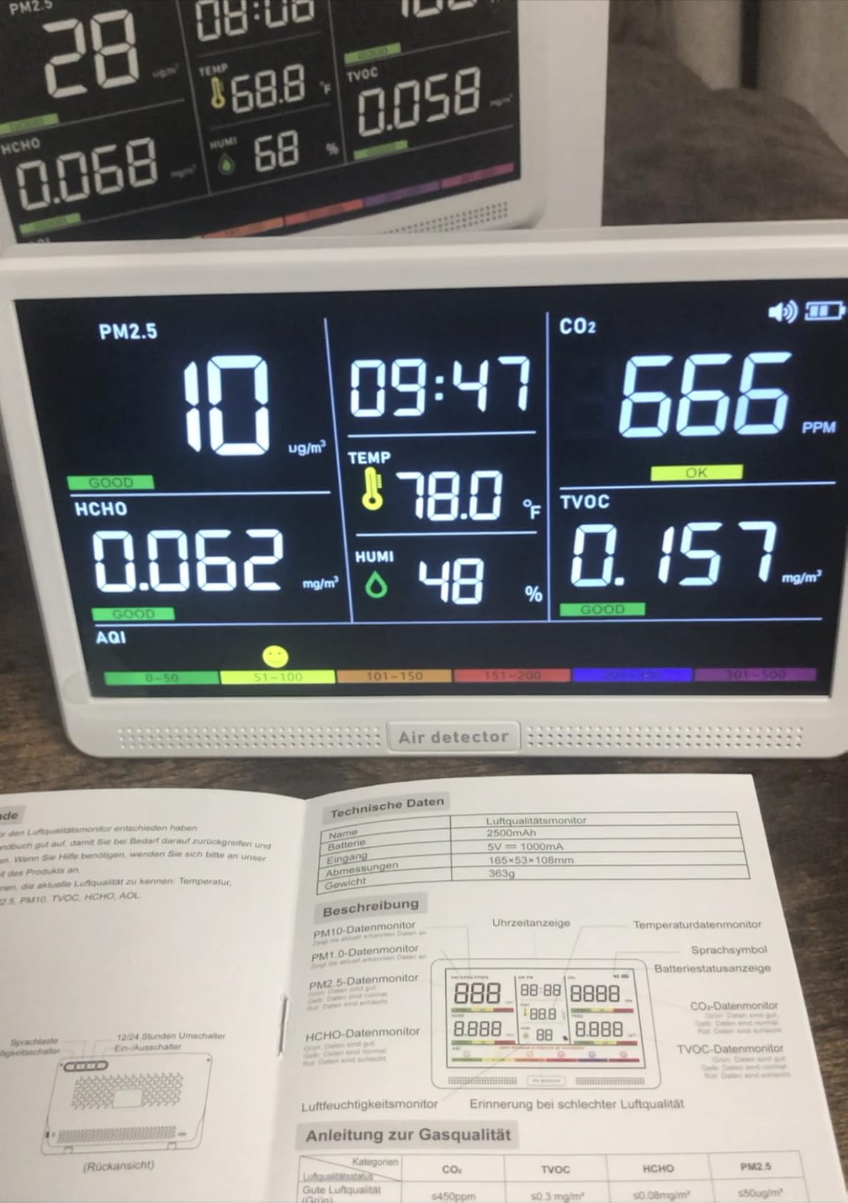16 in 1 Air Quality Monitor Indoor 7