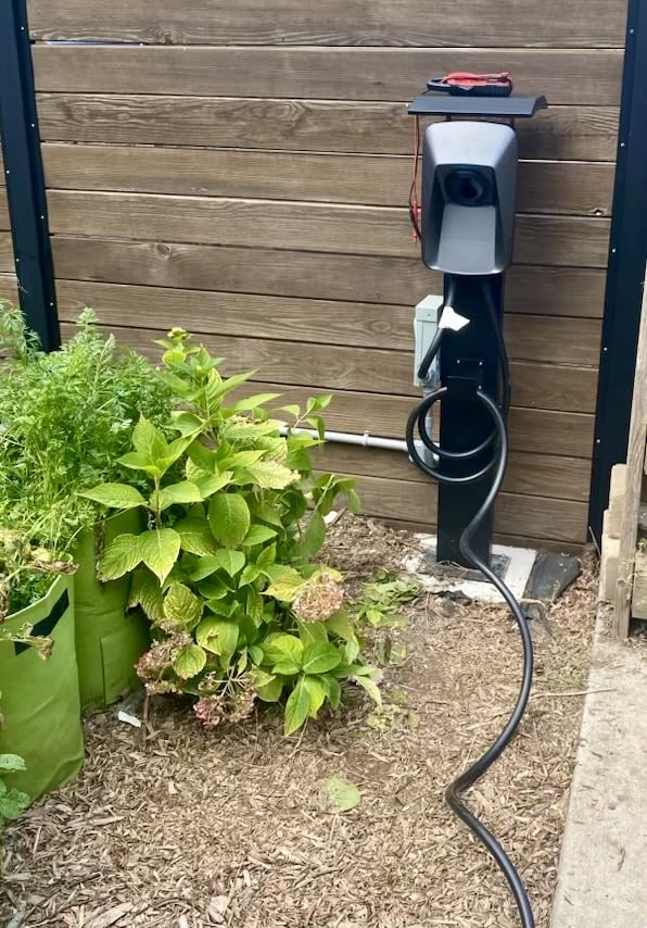WOLFBOX 50amp Level 2 EV Charger, Hardwired with J1772 Connector, 240V (WE50) | CSA Certified, Weatherproof (IP66, NEMA4), 25FT Cable, Smart APP & RFID Card control, Wi-Fi Enabled, 12KW customer photo 2