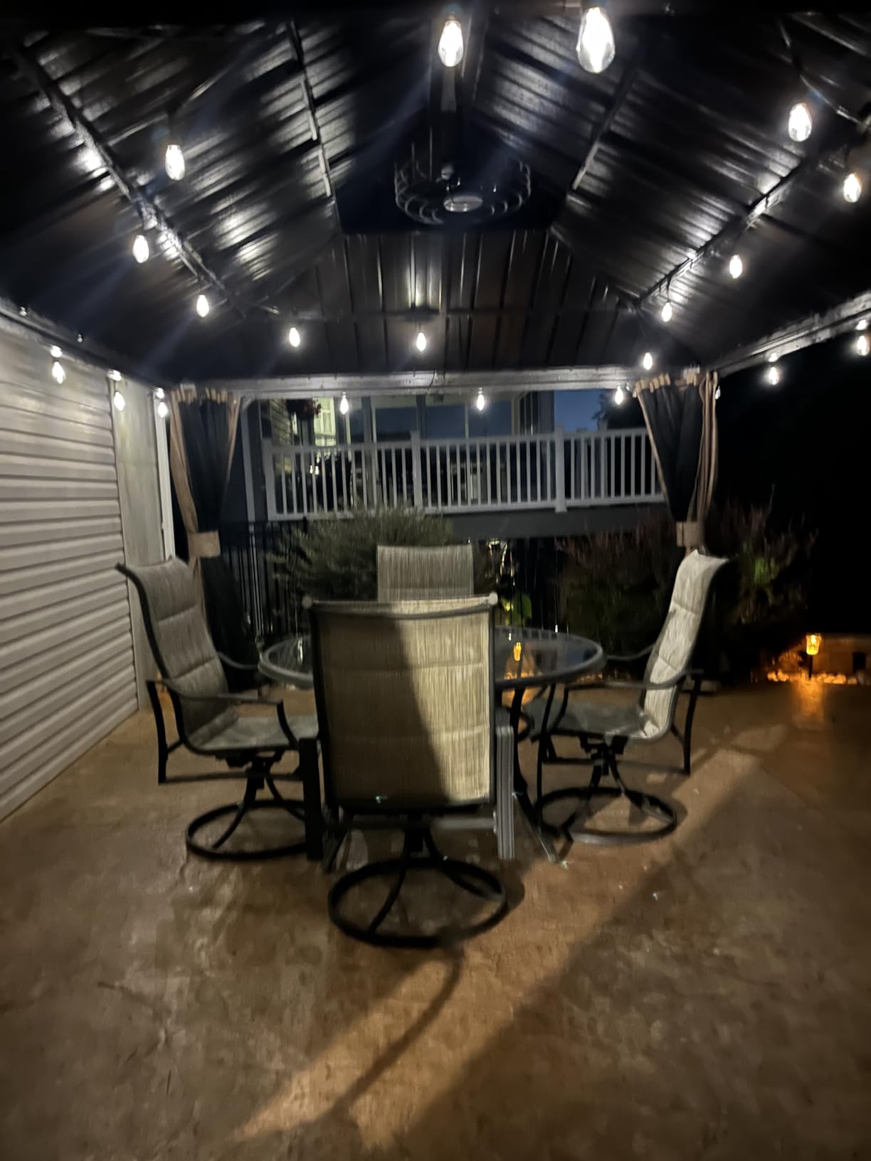 Domi 8'X10' Metal Outdoor Gazebo, Hardtop Gazebos for Patio, Backyard customer photo 1