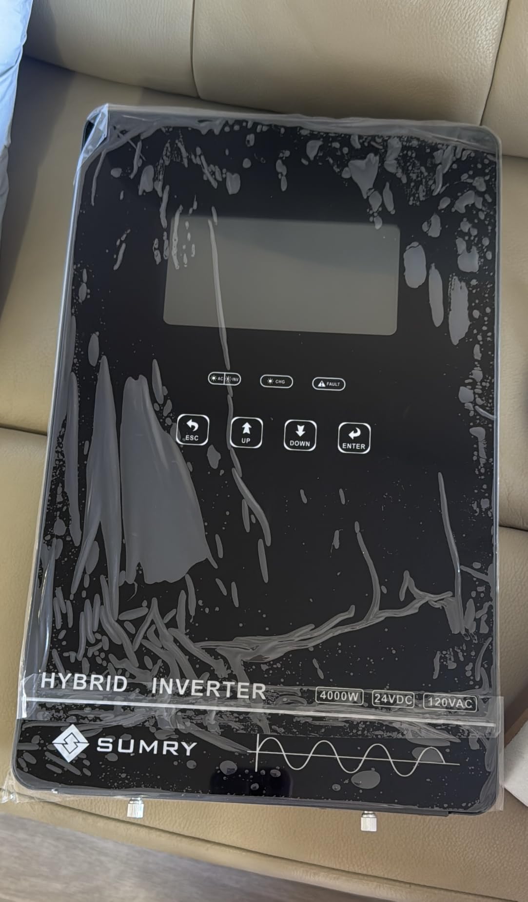 SUMRY Hybrid Solar Inverter, 4000W DC24V to AC120V Pure Sine Wave Power customer photo 2