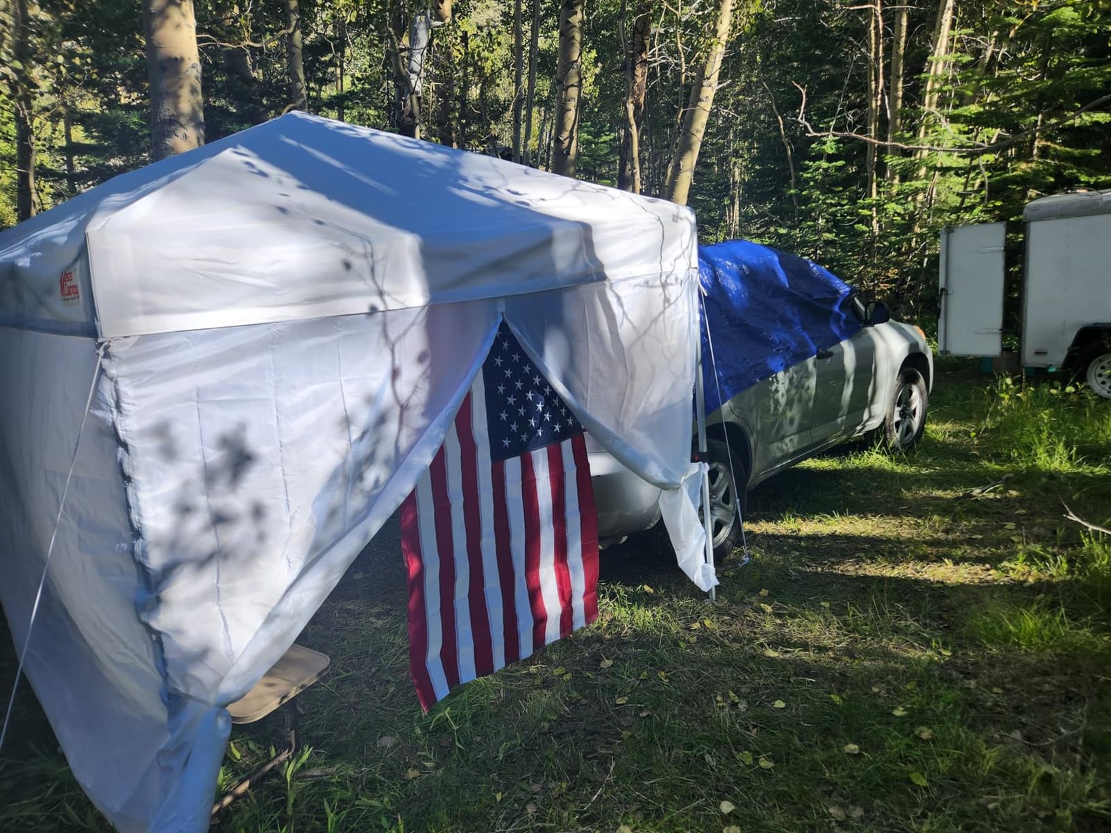 MASTERCANOPY 10x10 Heavy Duty Pop up Canopy Tent with Sidewalls, White customer photo 1