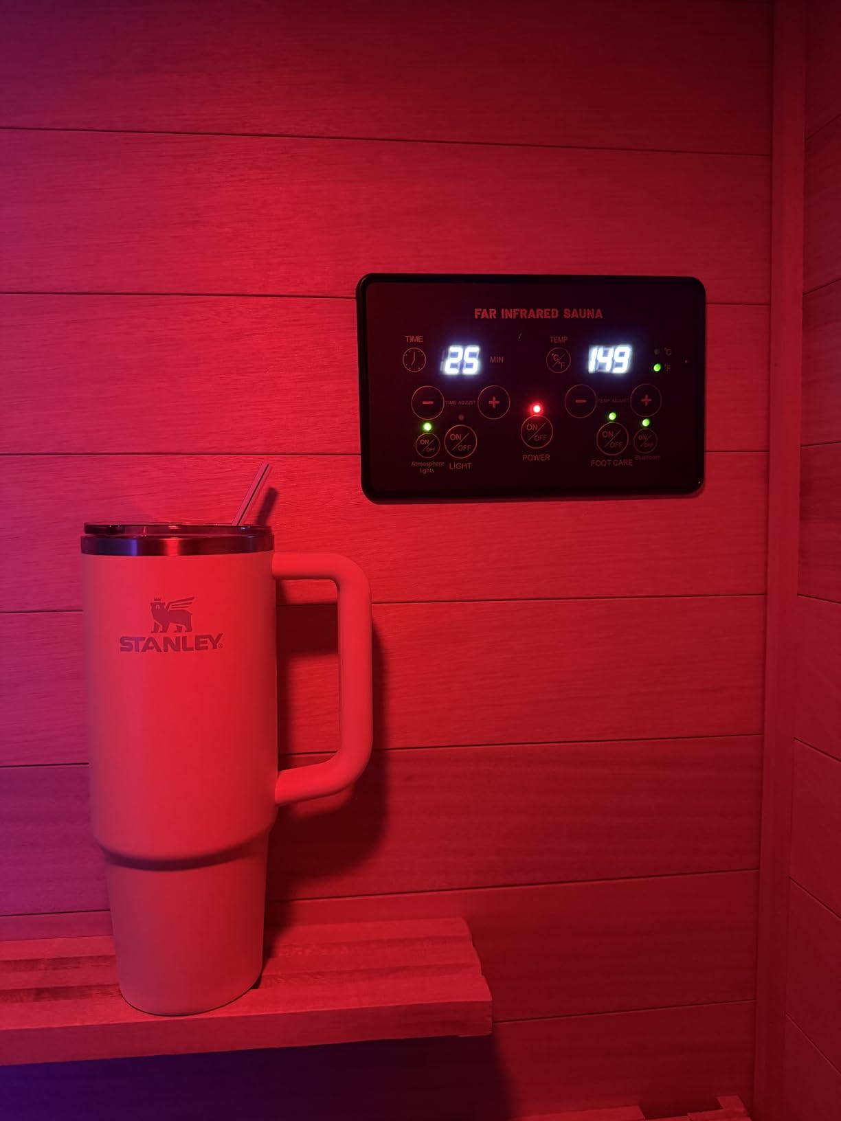 OUTEXER Traditional Steam Sauna 240V 3KW Home Spa Room for 2-3 Person customer photo 1