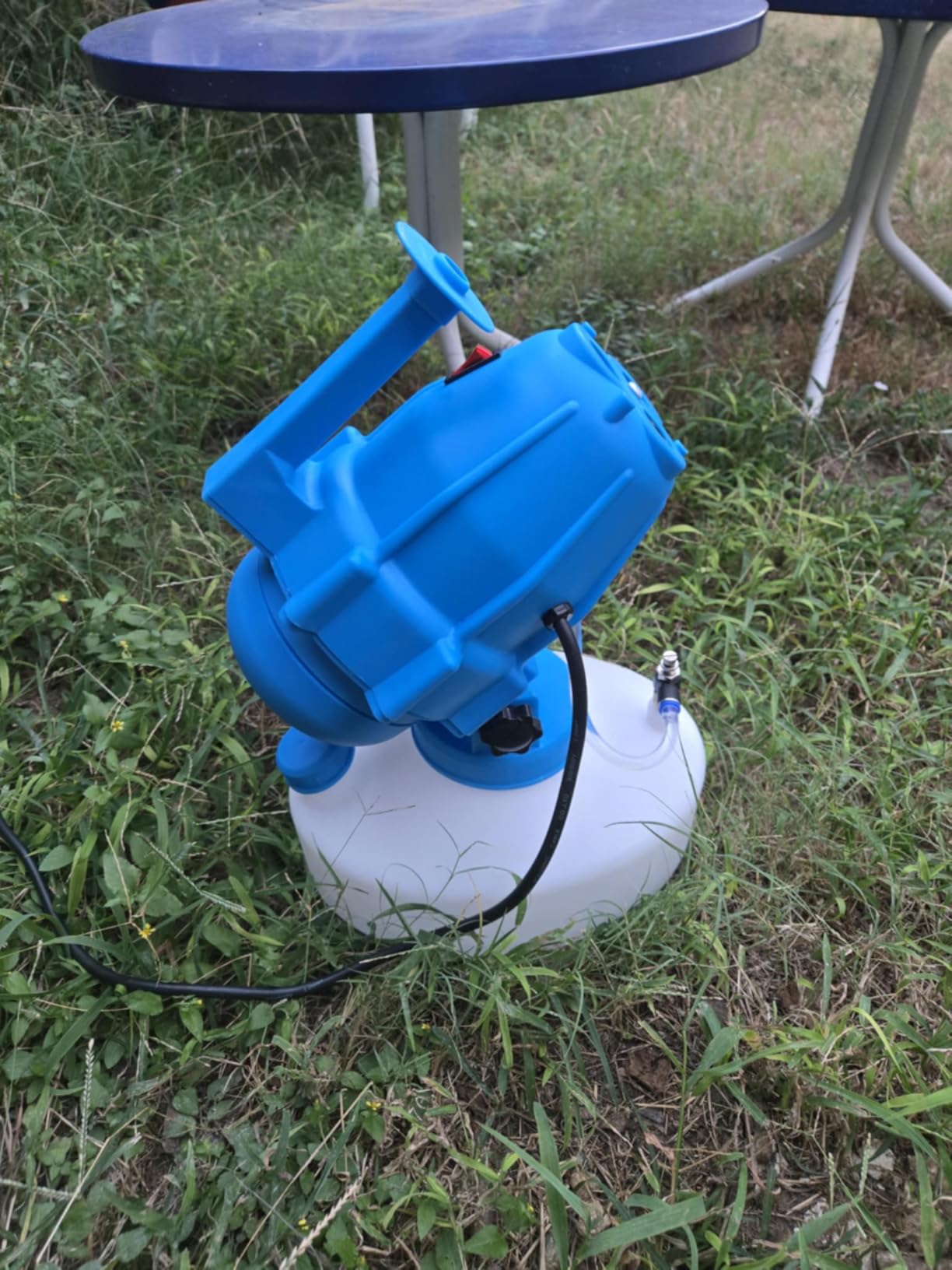 5L (1.3 Gallon) Electric ULV Fogger Sprayer Machine with 3 Nozzles, Portable Cold Fogger with Adjustable Flow Rate, 30ft Spraying Distance for Home, School, Hotel, Church, Garden, Yard customer photo 1