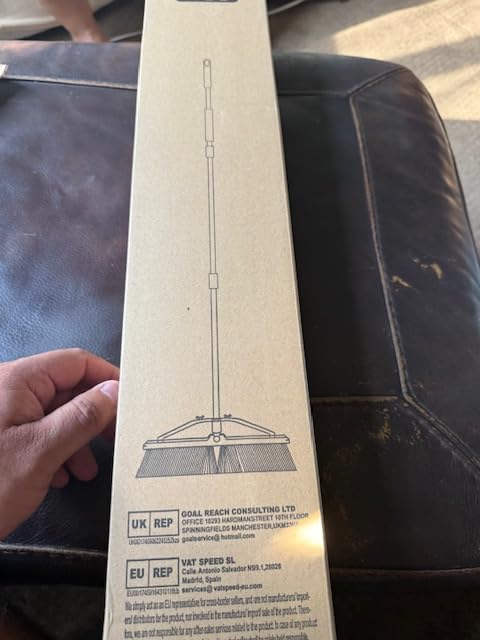 TidyBliss 24” Large Push Broom Outdoor Heavy Duty with 63” Long Handle customer photo 1