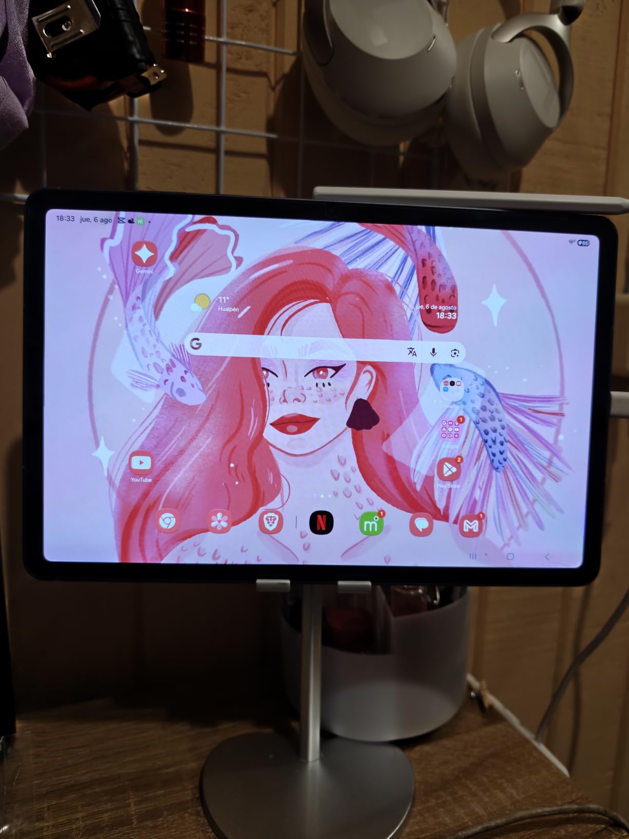 Galaxy Tab S11 512GB WiFi Android Tablet, Galaxy AI, IP68, Gray | Dynamic AMOLED 2X Display; 3nm MediaTek Processor, High Performance, Premium 11