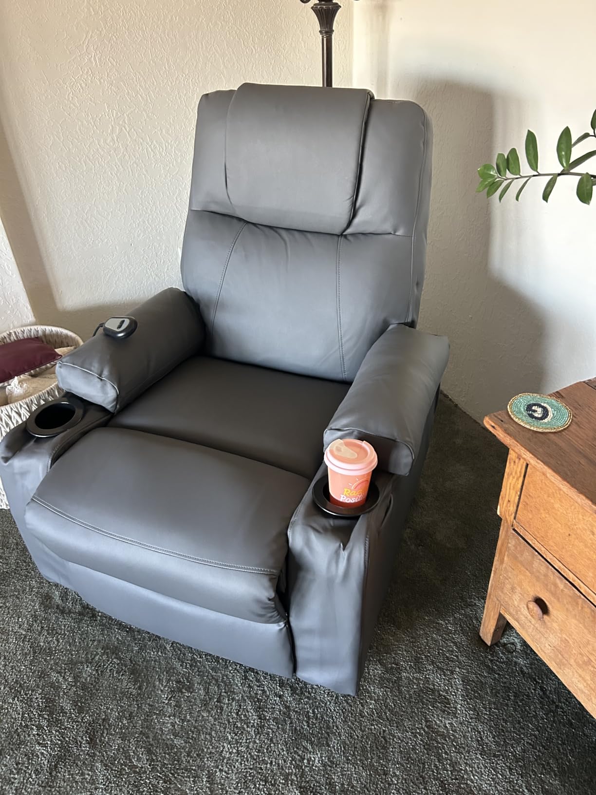 Power Lift Recliner Chair for Elderly with Massage & Heat, Black customer photo 1