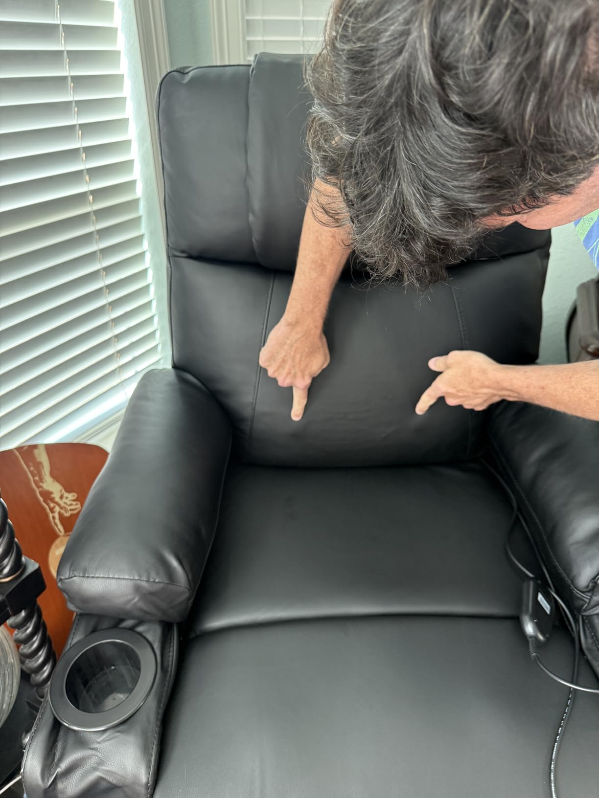 Power Lift Recliner Chair for Elderly with Massage & Heat, Black customer photo 2