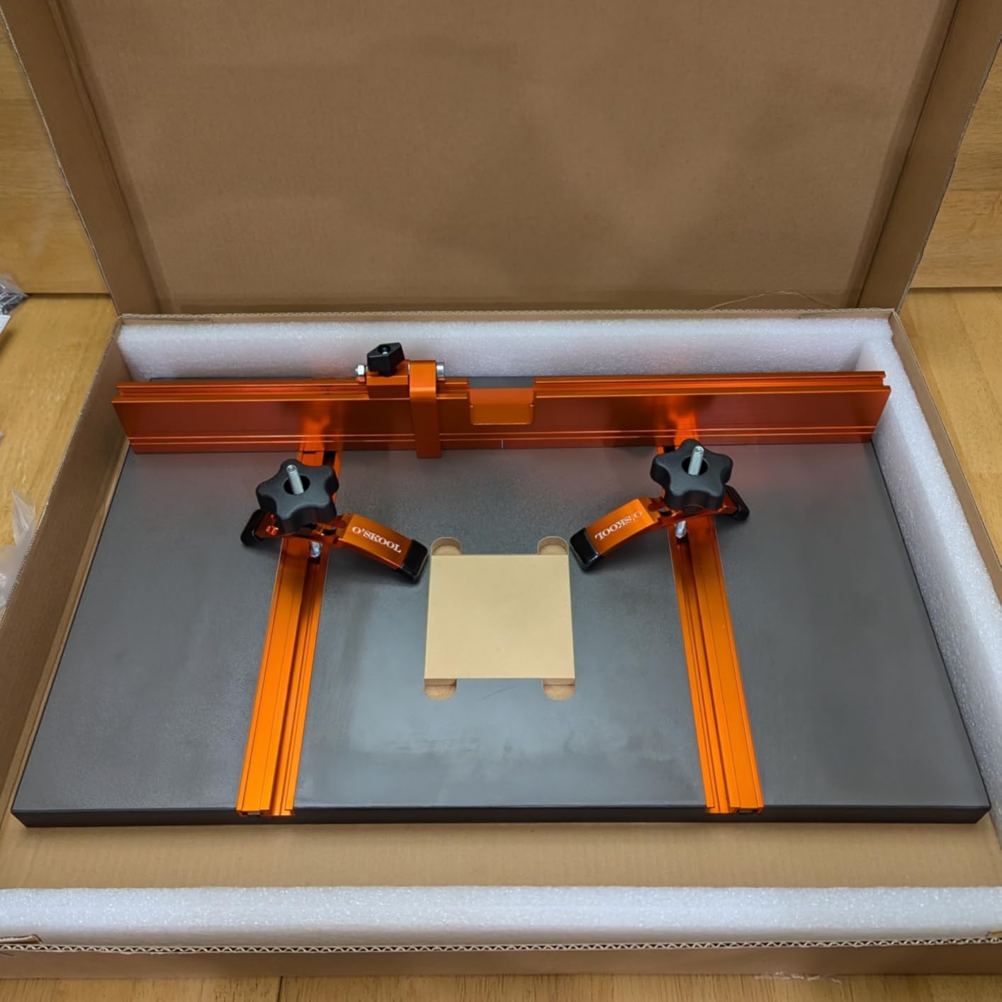 Drill Press Table with Adjustable Aluminum Fence and Flip Stop customer photo 1
