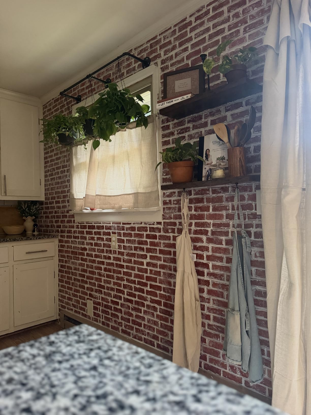 COMSTICKC 3D Faux Brick Wall Panels Peel and Stick customer photo 1