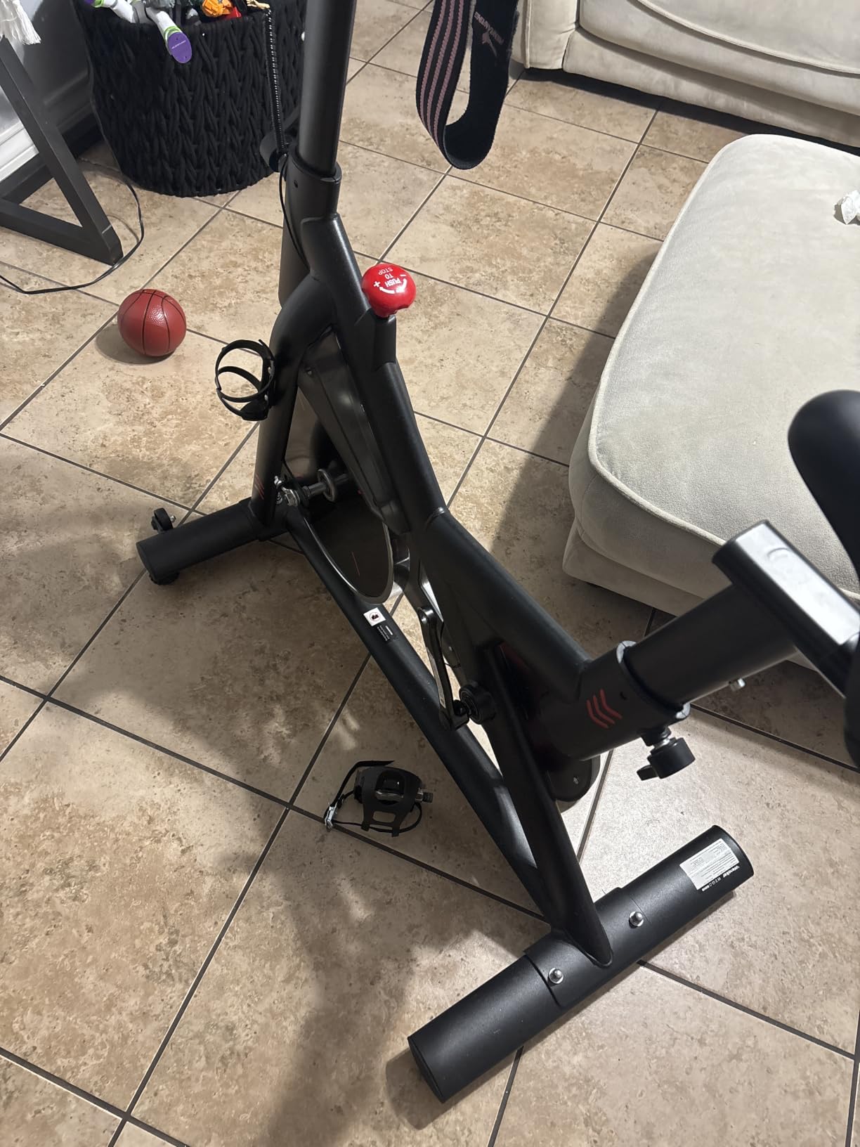 Wenoker Magnetic Exercise Bike for Home – Adjustable Silent Spin Bike with 350lb Capacity, APP Connectivity, LCD Monitor & Device Holder – Indoor Cycling Bike for Cardio & Weight Loss customer photo 1