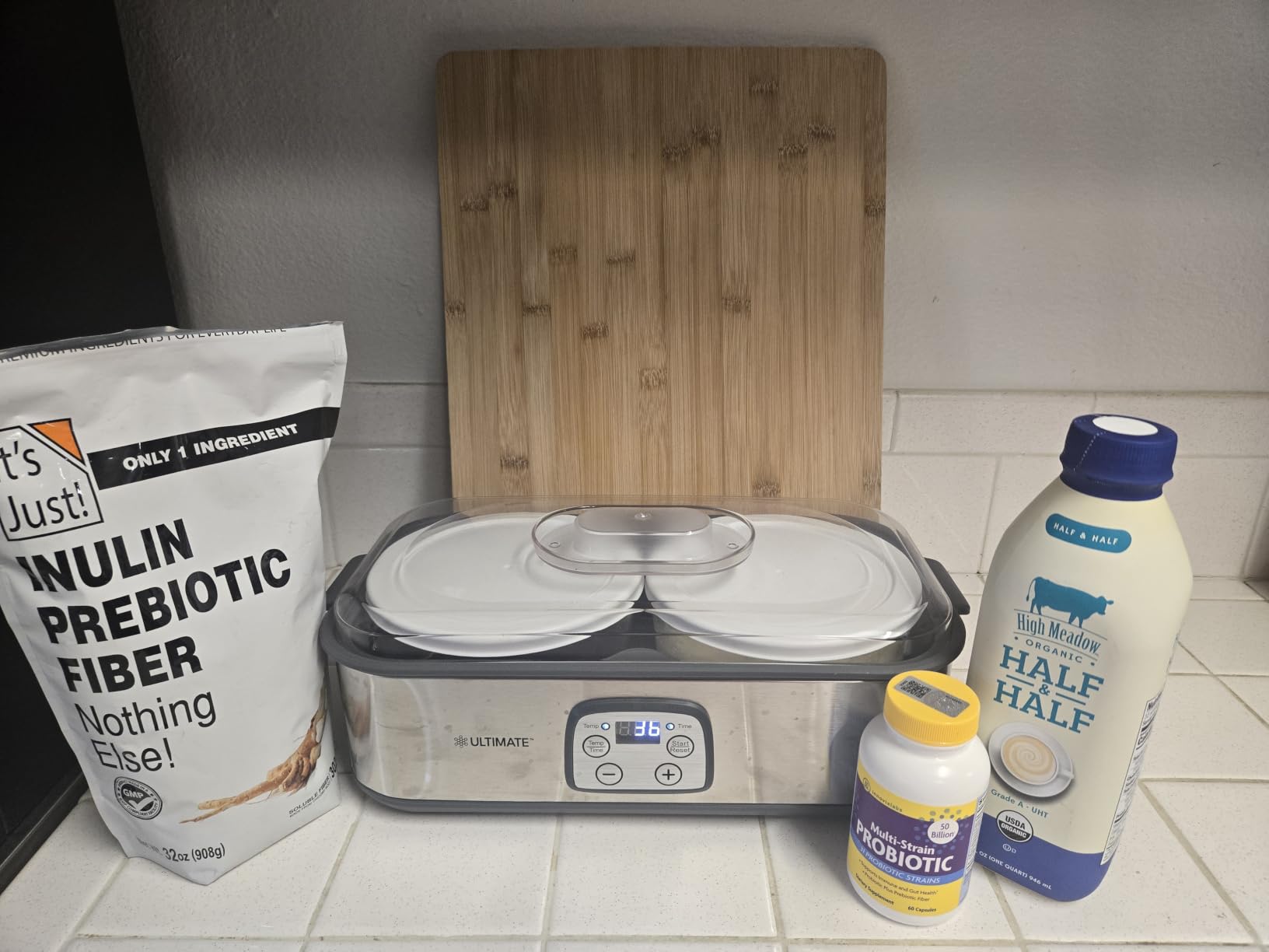 Ultimate Probiotic Yogurt Maker with TruTemp™ Adjustable Temperature & Time Control, Make Trillions of Probiotics for Gut Health, Two 1-Quart Containers for Larger Batches, UNLIMITED LIFETIME WARRANTY customer photo 2