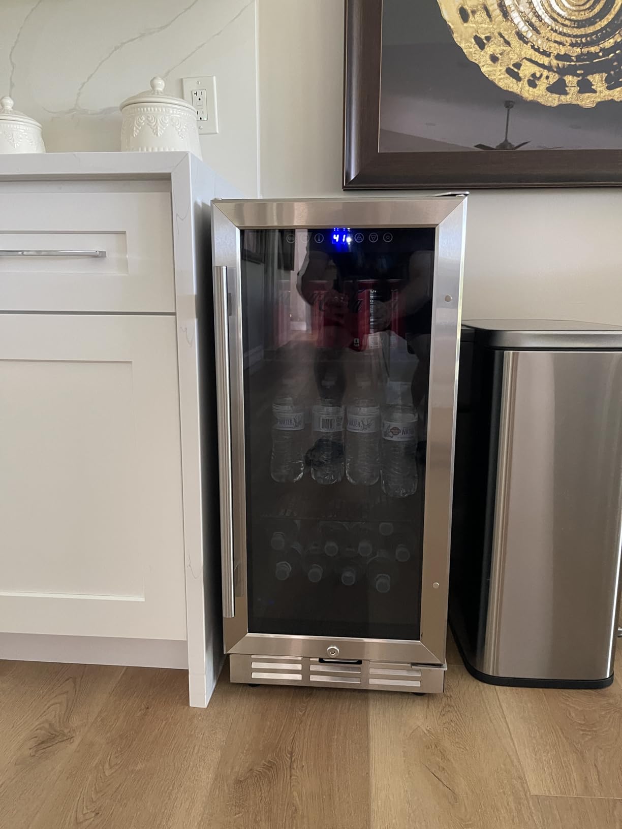 Feelfunn 24 Inch Beverage Refrigerator,180 Cans Outdoor Refrigerator customer photo 1