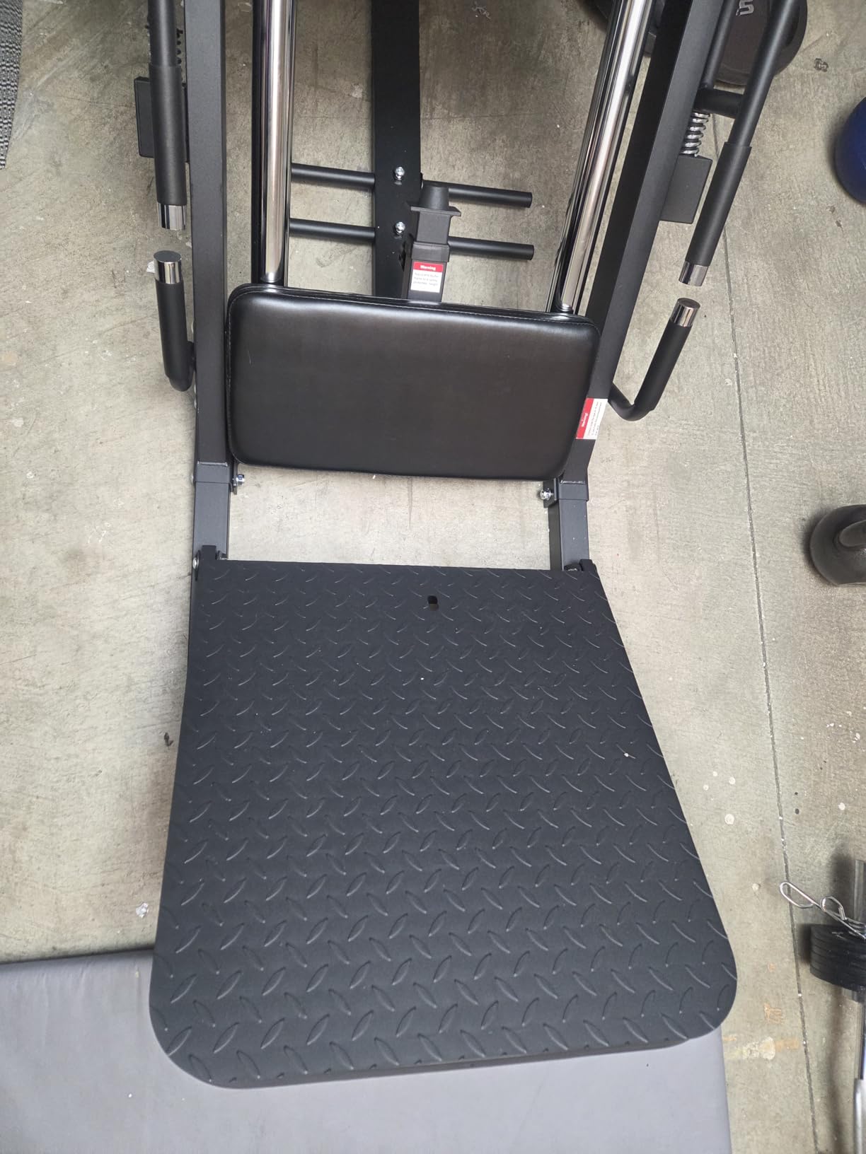 Leg Press Hack Squat Machine Combo, 45° Leg Exercise Machine ,Lower Body Special with Weight Storage for Quads, Hamstring, Glutes, Calves, Compact Home Gym Leg Day Equipment customer photo 1