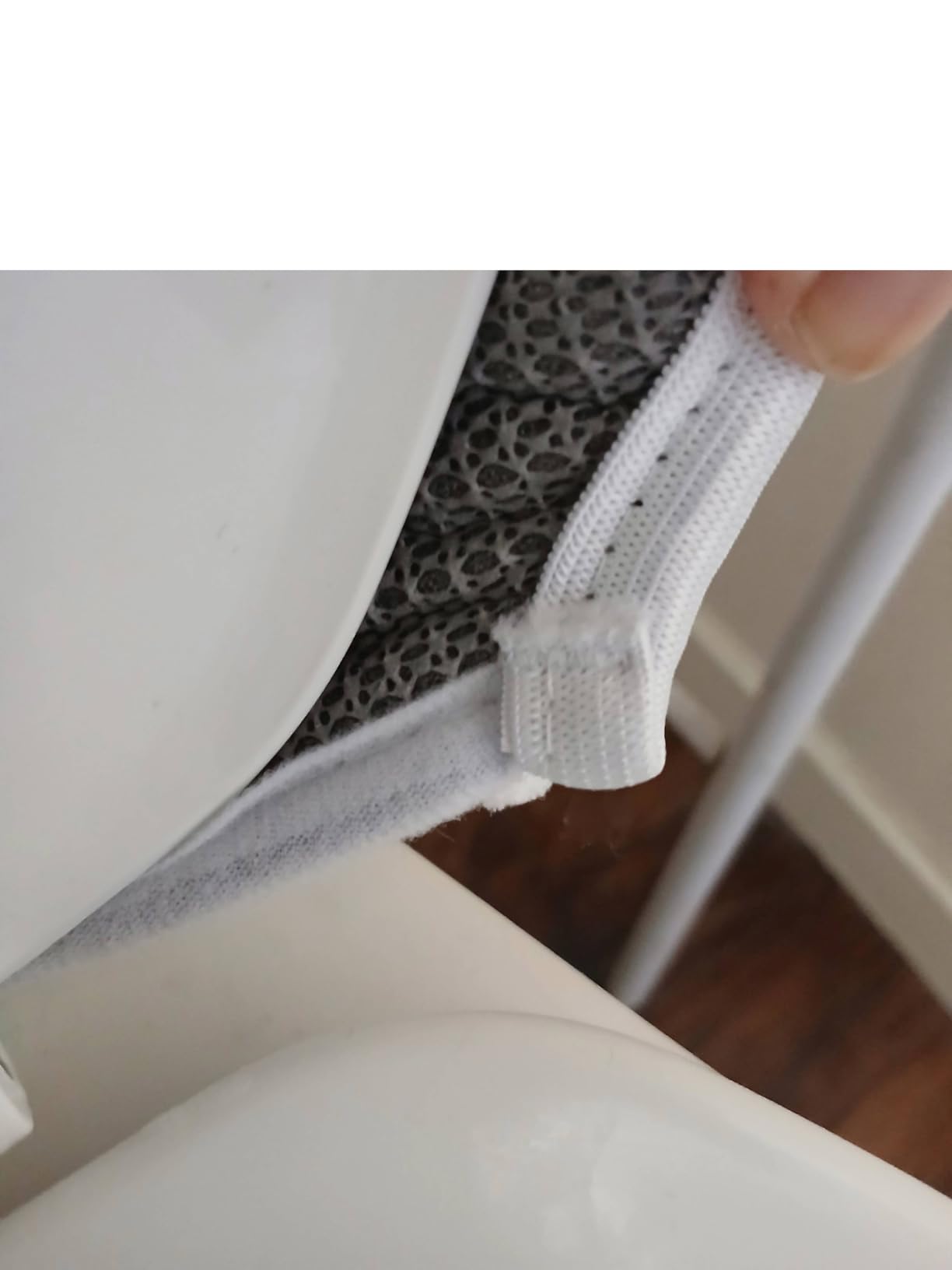 Arotive Luxury Soft Chenille Bathroom Toilet Lid Cover 17.5x15, Ivory customer photo 2