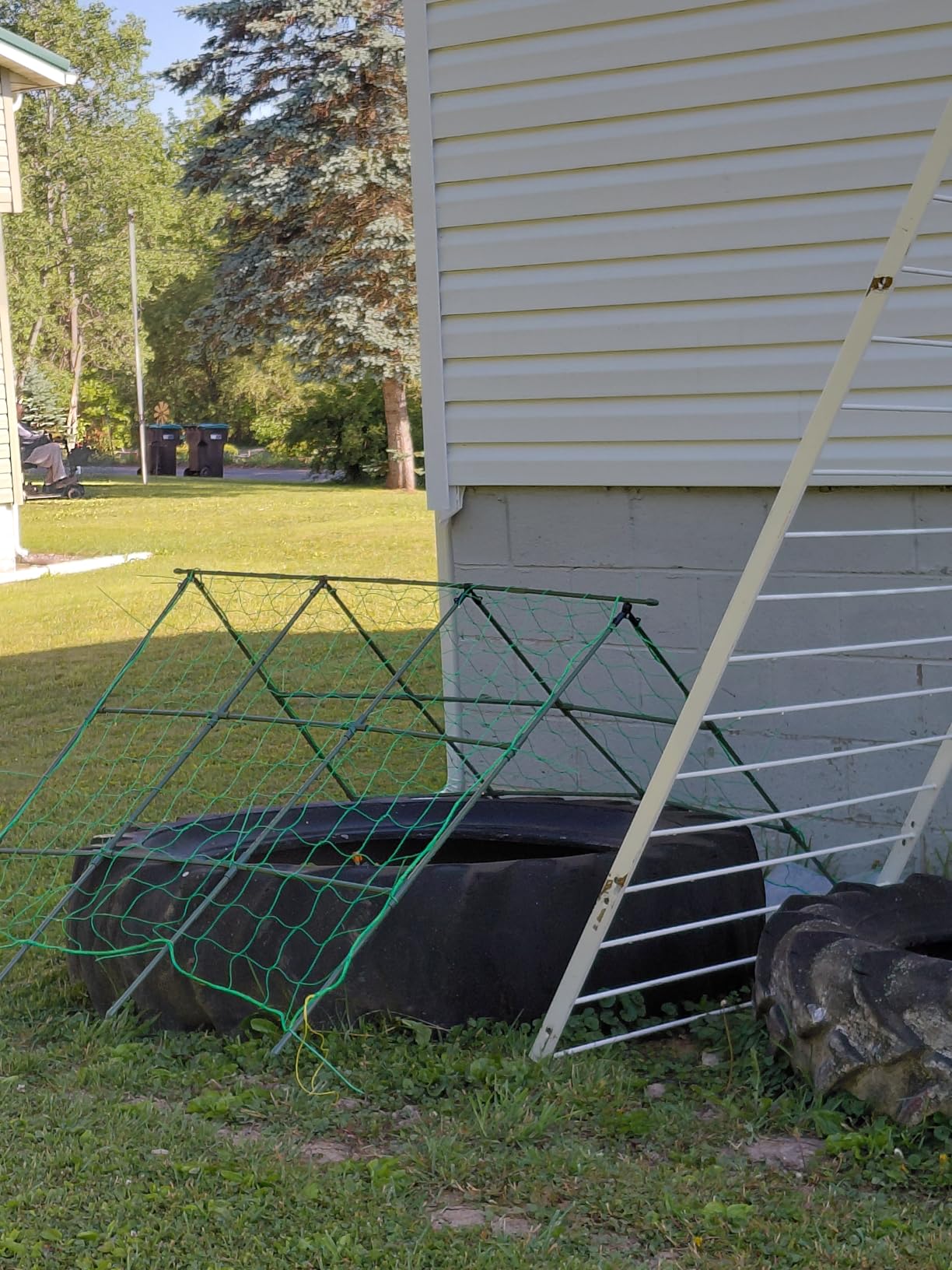 50x50 Cucumber Trellis for Raised Bed- A Frame Vegetable Garden Trellis customer photo 2