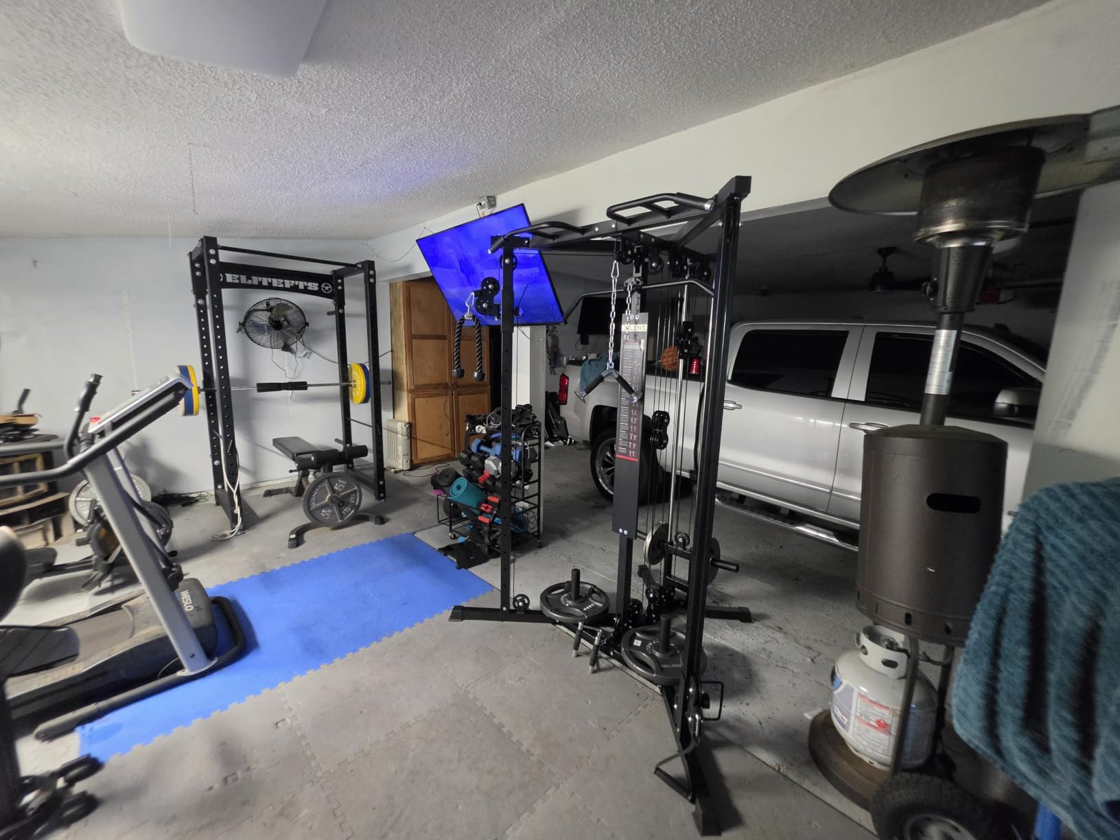 CC01 Cable Crossover Machine with High and Low Pulley System, Functional Trainer with Pull Up Bars and Optional Bundle, Cable Machine for Home Gym Power Workout customer photo 1