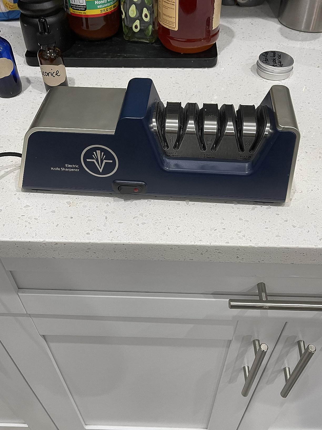 VIDOME Professional Electric Knife Sharpener, Champagne Gold customer photo 1