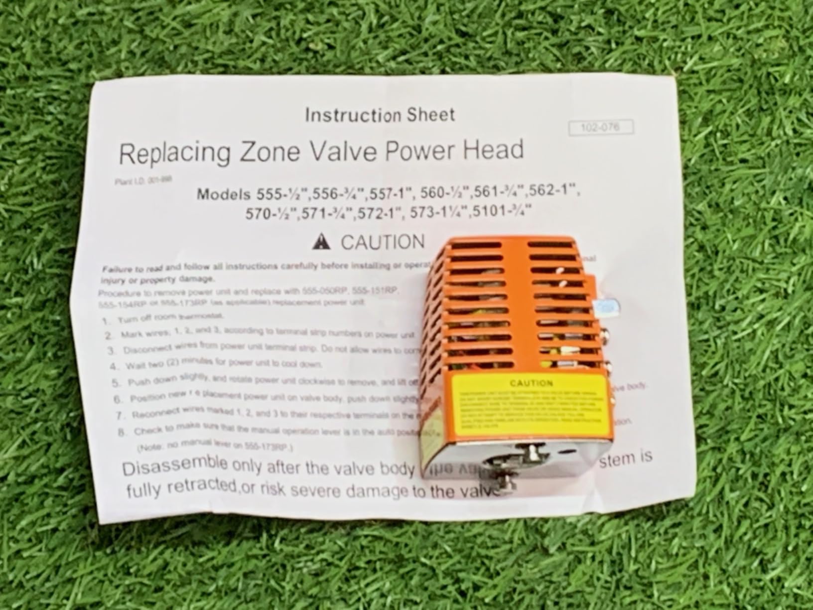 555-173RP Zone Valve Power Head customer photo 1