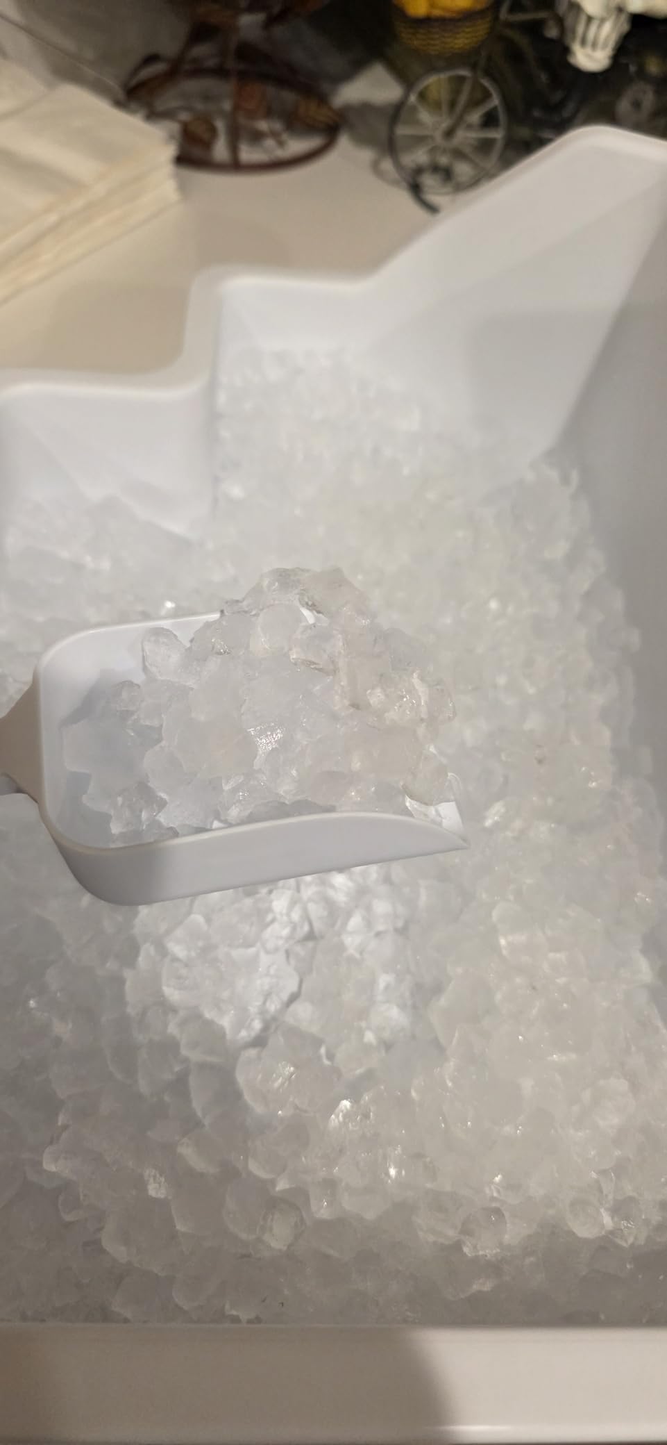 Silonn Clear Ice Cube Maker Countertop, Makes 3 Large 1.6″ Cubes in 20 Mins, Crystal Clear & Slow-Melting Ice for Whiskey, Adjustable Ice Thickness & Auto Clean, Great for Home bar, Kitchen & Party customer photo 1