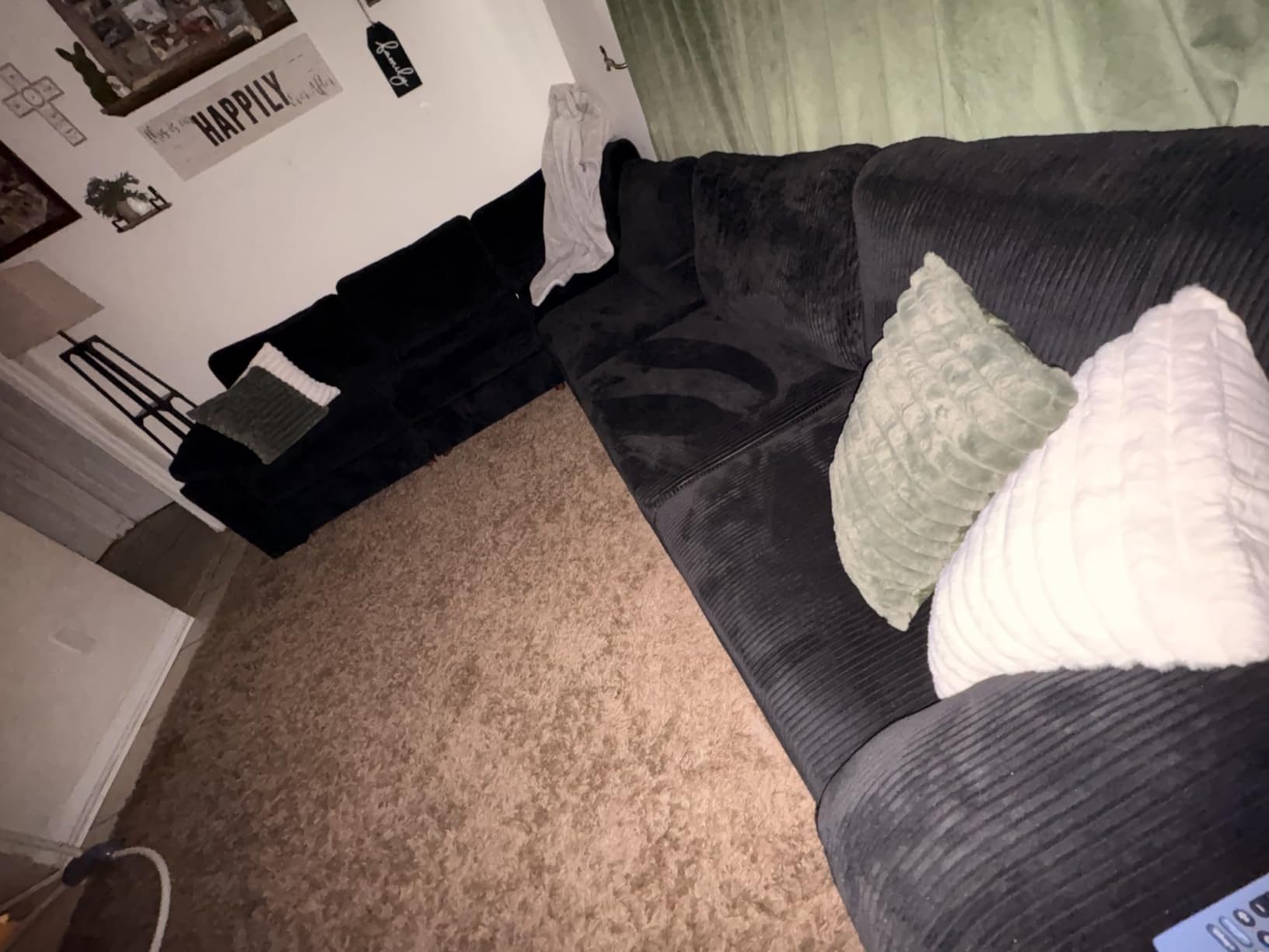 EASE MOOSE Oversized L Shape Sectional Modular Sofa, Wide Deep seat Sectional Sofa, Comfortable Grey Cloud Modular Sofa customer photo 2