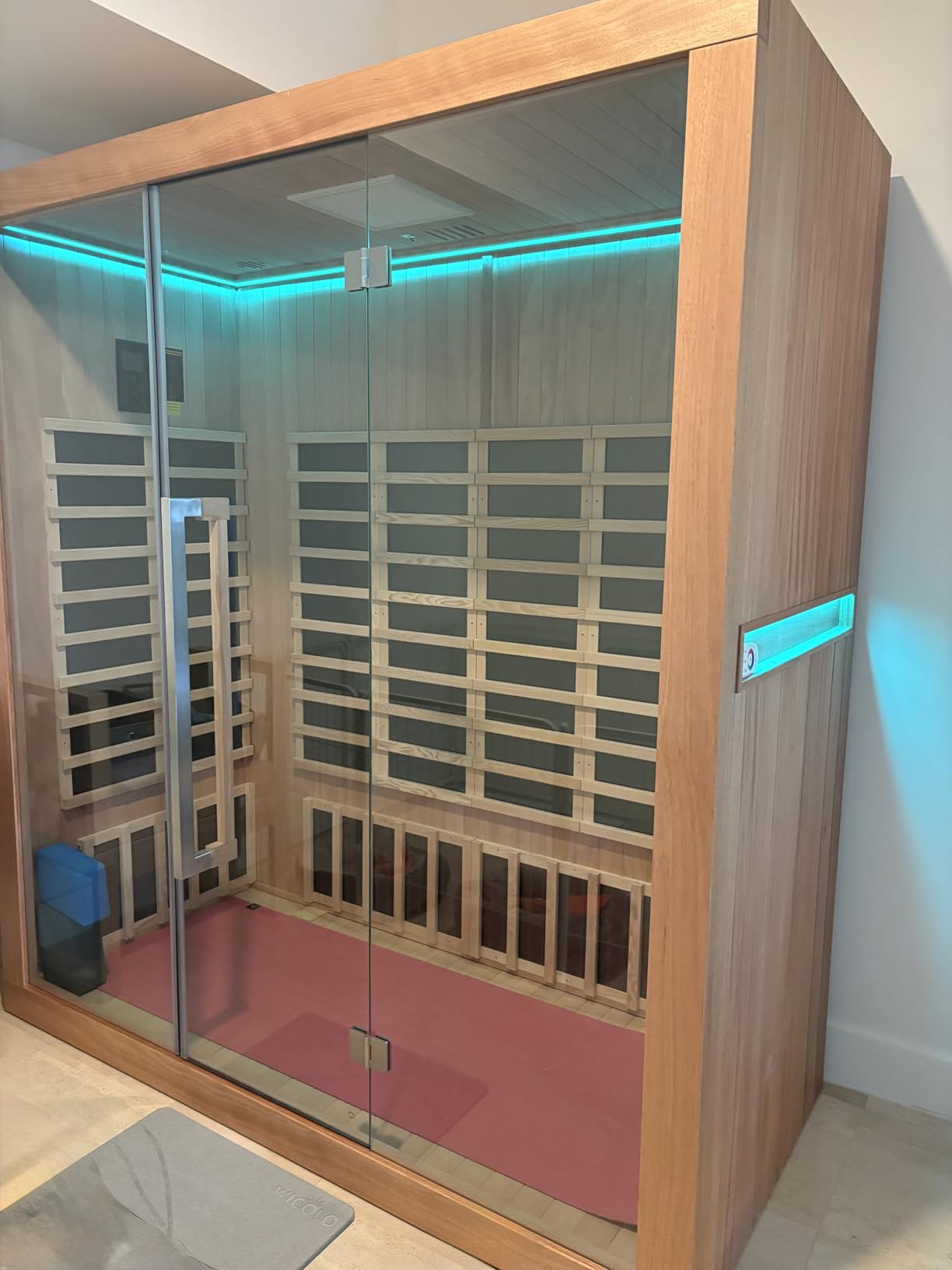 4 Person Outdoor Vertical Barrel Sauna, Cedar Wood Traditional Sauna customer photo 1