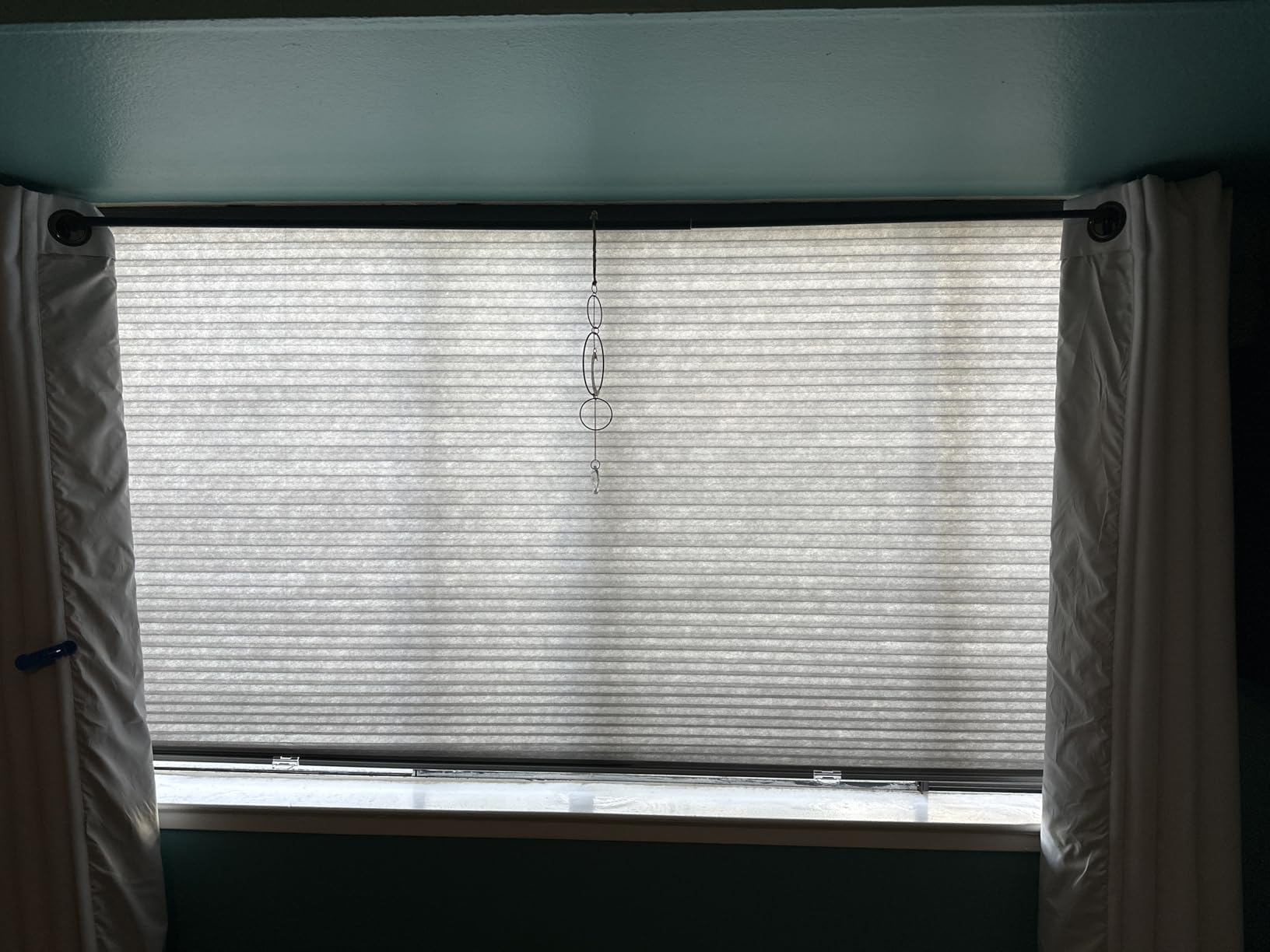 BlindsAvenue Cordless Cellular Shade, White, Custom Size customer photo 1