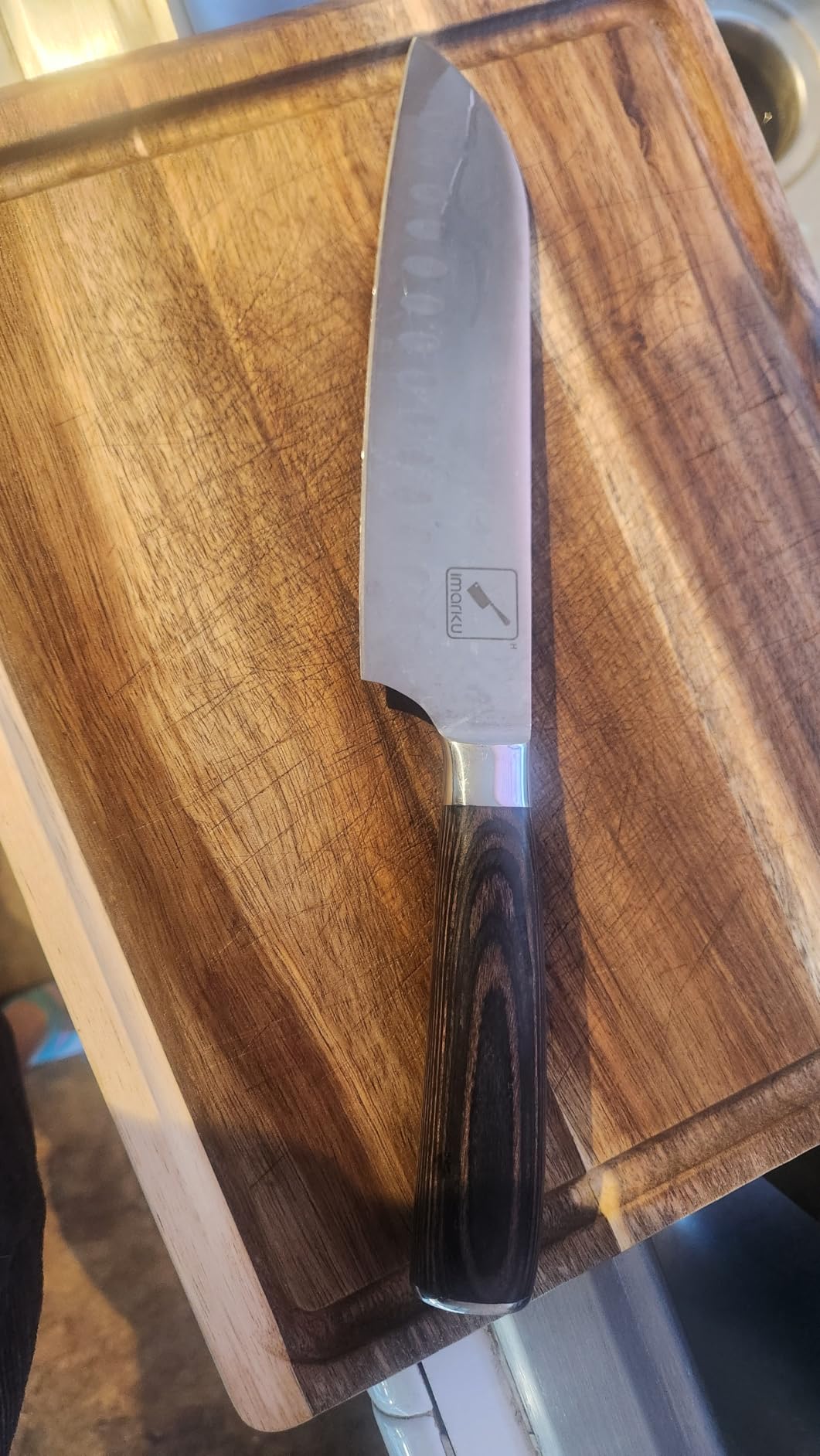 imarku 3 Pieces Knife Set, Japanese High Carbon Stainless Steel Chef Knives customer photo 1