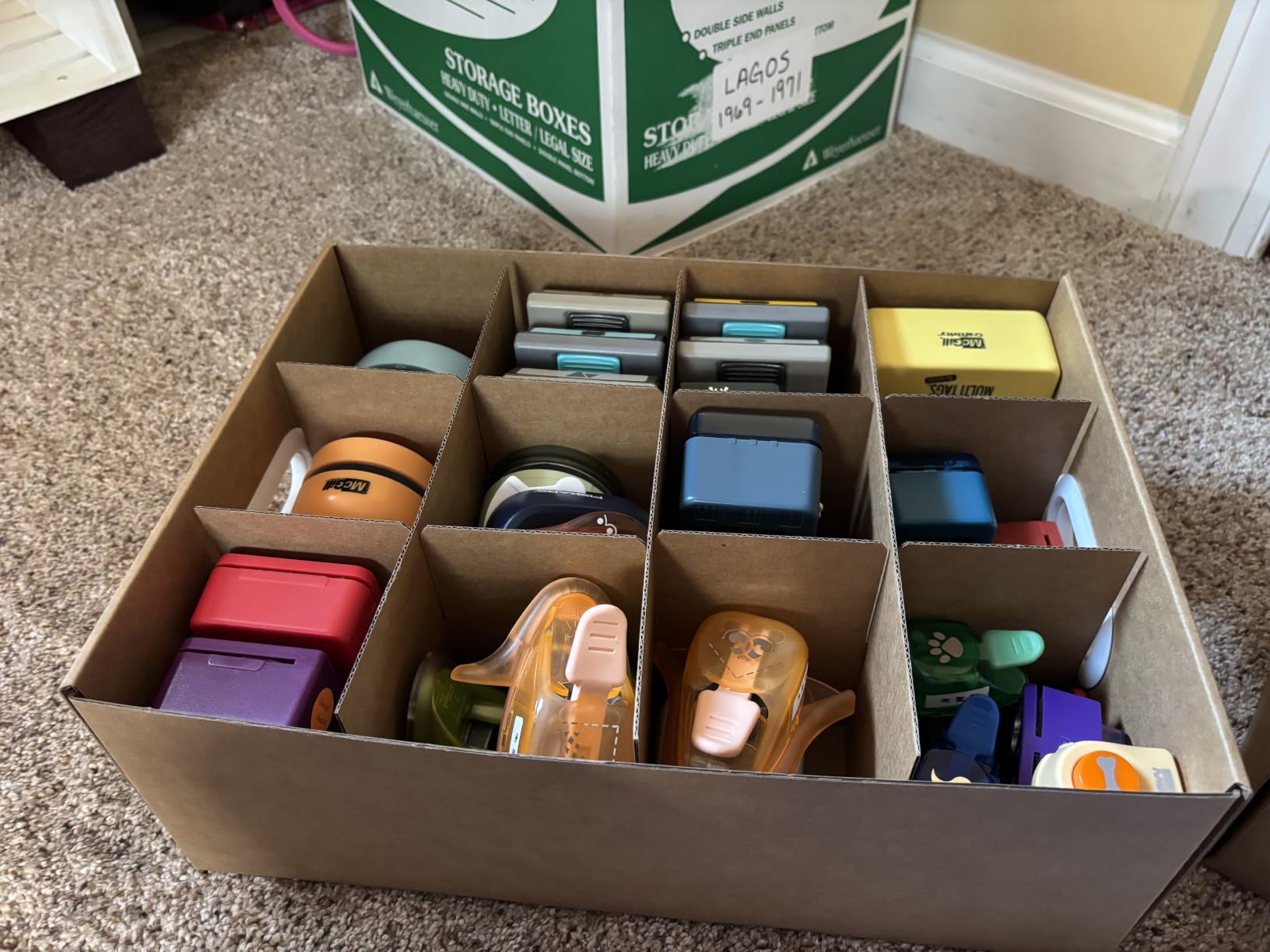 6 Pcs Canning Jar Storage Boxes, Cardboard Mason Jar Storage Box, 16 oz with Handles and Dividers, Stackable Mason Jar Organizers and Storage, Heavy-Duty Kraft customer photo 1