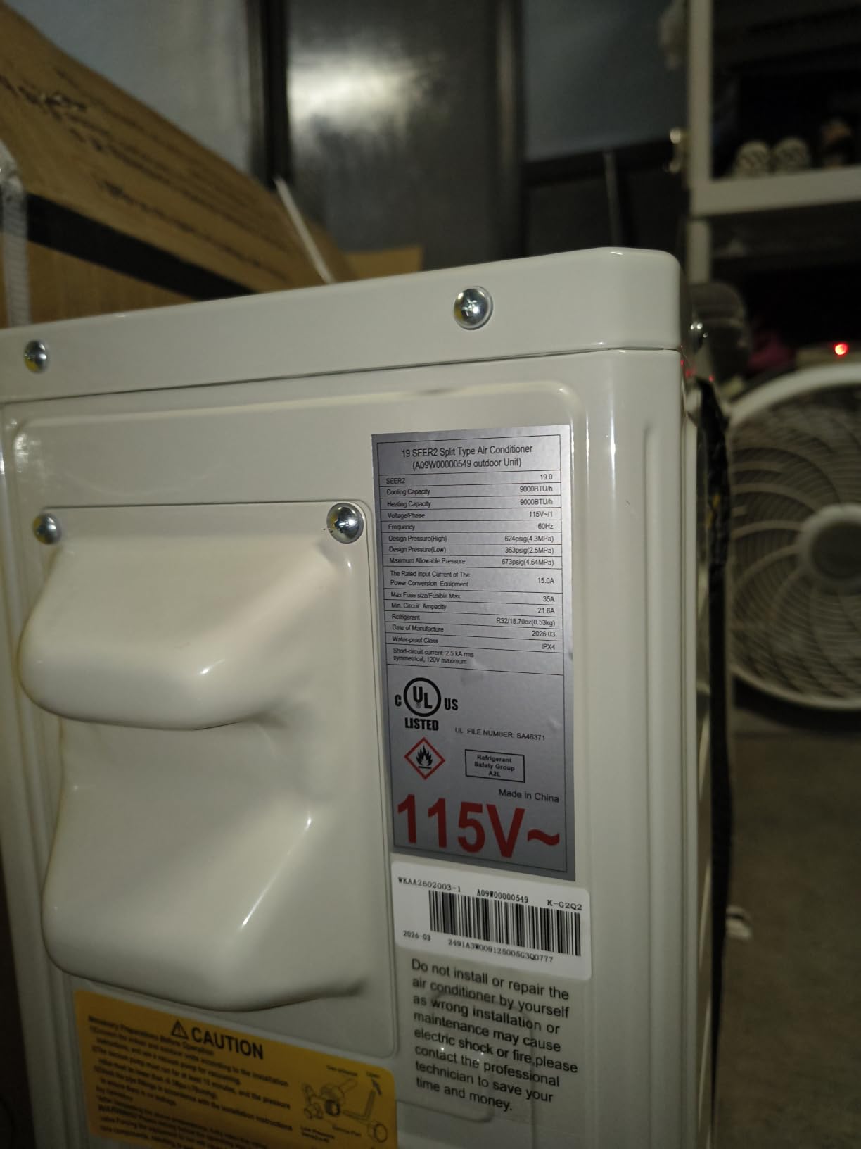 Rellytech Mini Split AC/Heating System 12000 BTU Heat Pump, 20 SEER2 115V customer photo 2