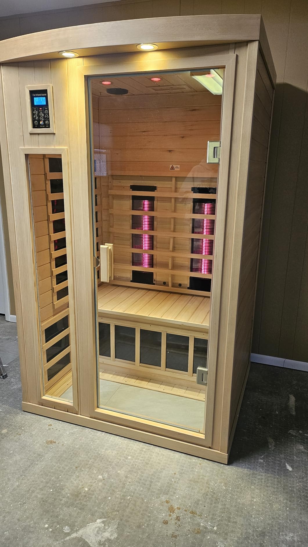 3 Person Infrared Sauna Ceramic Infrared Sauna w/Red Light Therapy customer photo 1