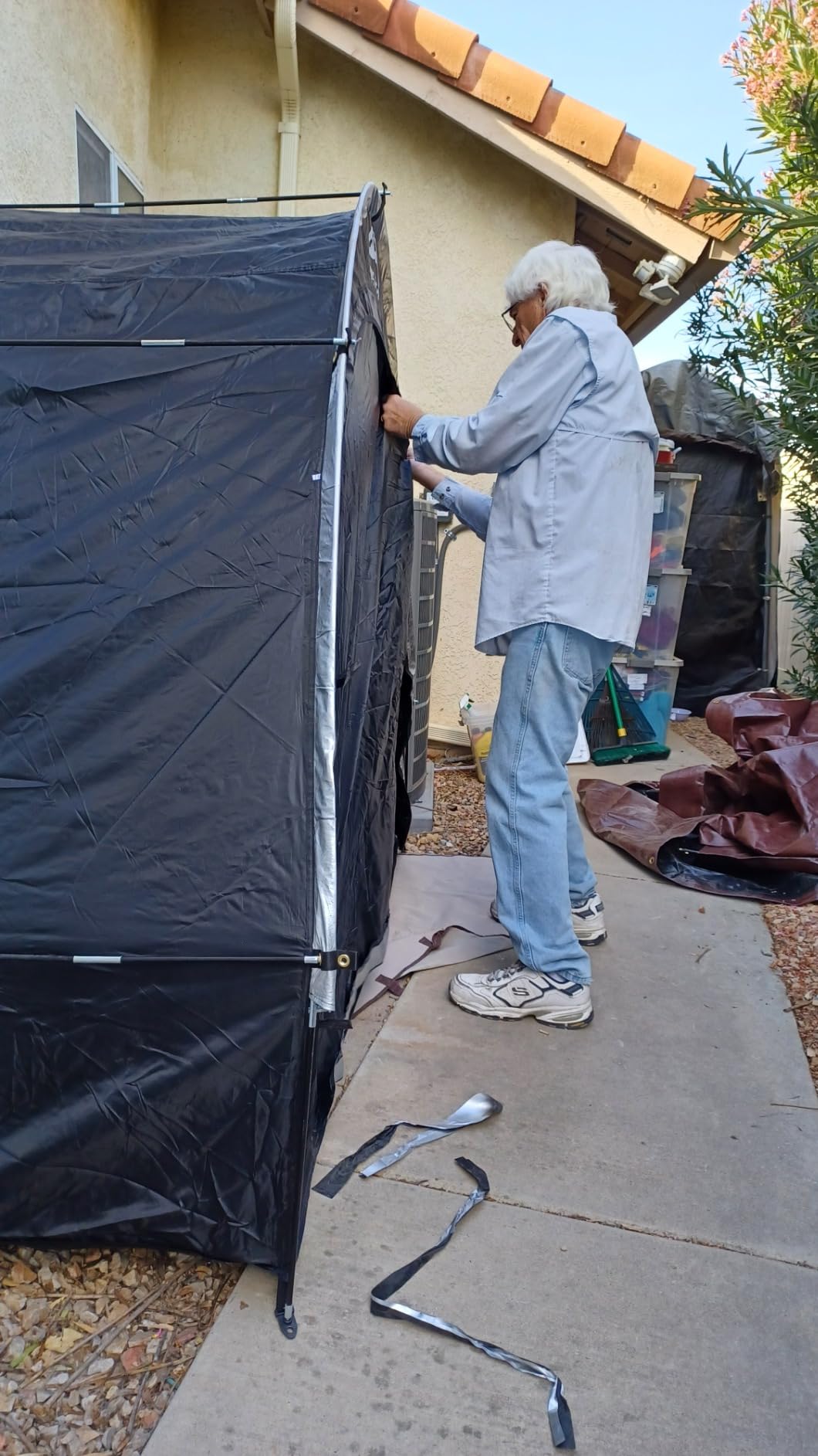 Happy Travel Bike Storage Shed Tent, Outdoor Portable Bicycle Storage Sheds customer photo 1