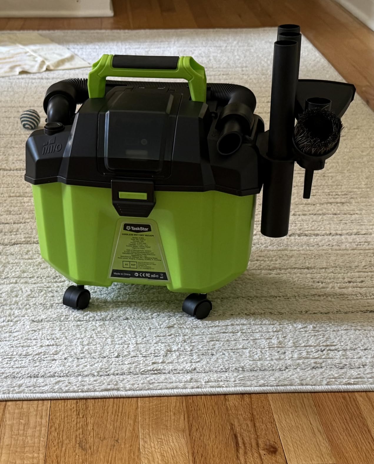 TaskStar Cordless Shop Vac, 2.6 Gal Portable Wet Dry Vacuum, Brushless customer photo 2