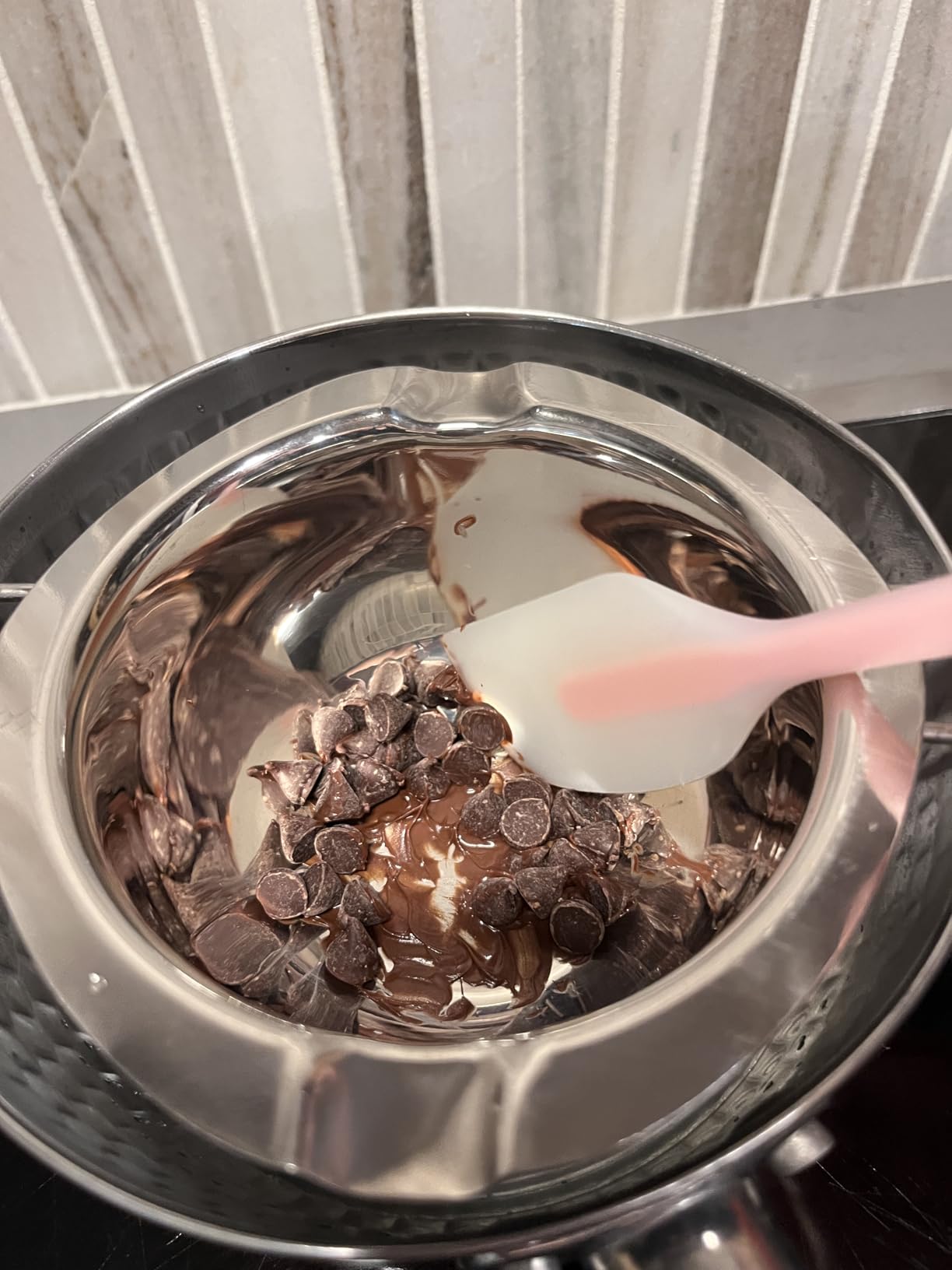 Chocolate Tempering Machine - Commercial Chocolate Melting Machine w/ 9L Capacity and 86-185℉ Temp Control, 1200W Professional Heated Chocolate Melter w/Stainless Steel Body, 110V,2 Tanks customer photo 2