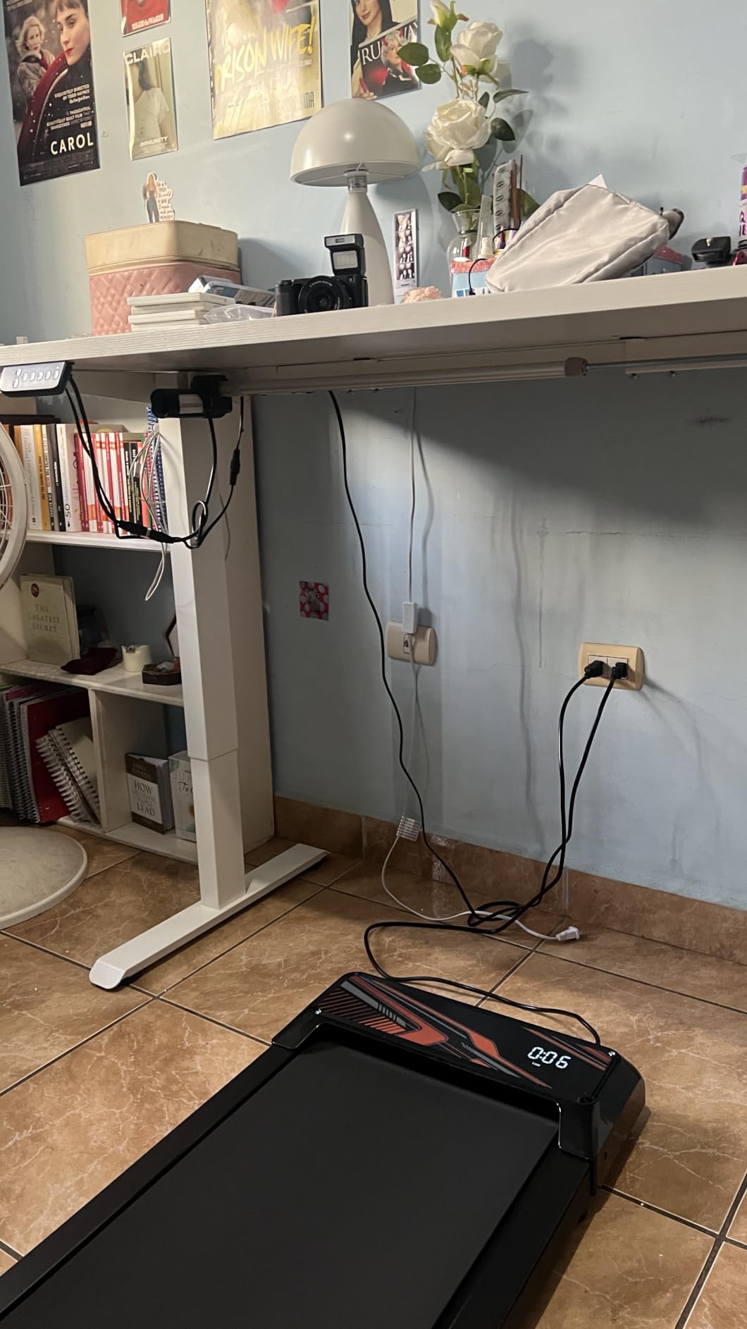 Under Desk Treadmill, Walking Mat with Incline pad customer photo 2