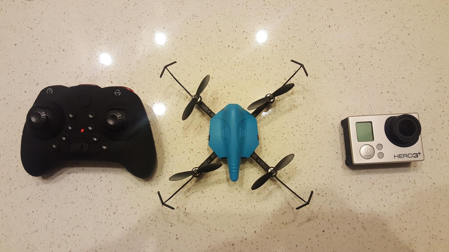 Holy Stone HS420 Mini Drone with 1080P HD FPV Camera for Kids Adults Beginners, Pocket RC Quadcopter with 3 Batteries 1 Carrying Case,Toss to Launch,Gesture Selfie, Altitude Hold, Circle Fly, Orange customer photo 1