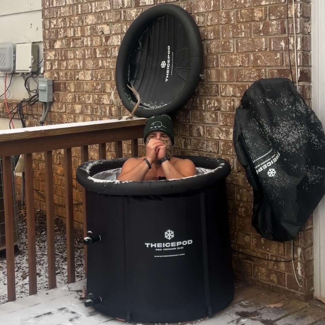 The Pod Chiller 2.0 for Cold Plunge Tubs, WiFi App Control, Cools to 37°F, 145 GPH Water Filtration & Circulation System, Energy Efficient Cold Therapy Chiller for Ice Baths & Recovery customer photo 2