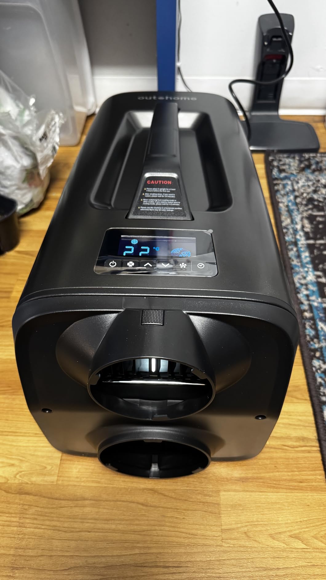 Outohome Portable Camping Air Conditioner, 5200 BTU Tent AC Unit, 400W Low Power Compact Portable AC with Fast Cooling, Indoor and Outdoor Use, Tent, RV, Truck, Small Warehouse and Pet House customer photo 2