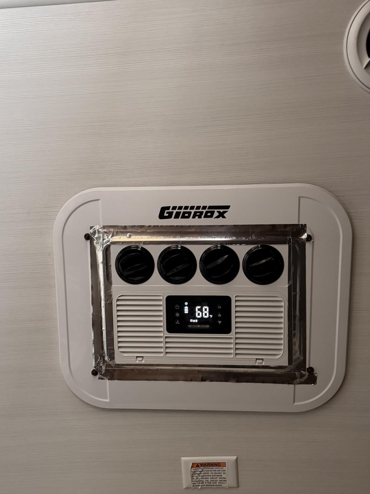 10000 BTU 12V DC RV Air Conditioner with Heater - Battery Powered, Low Power Consumption, Ultra Quiet & Fast Cooling Upgraded Rooftop AC Unit with APP Remote for Camper Van and Truck customer photo 2