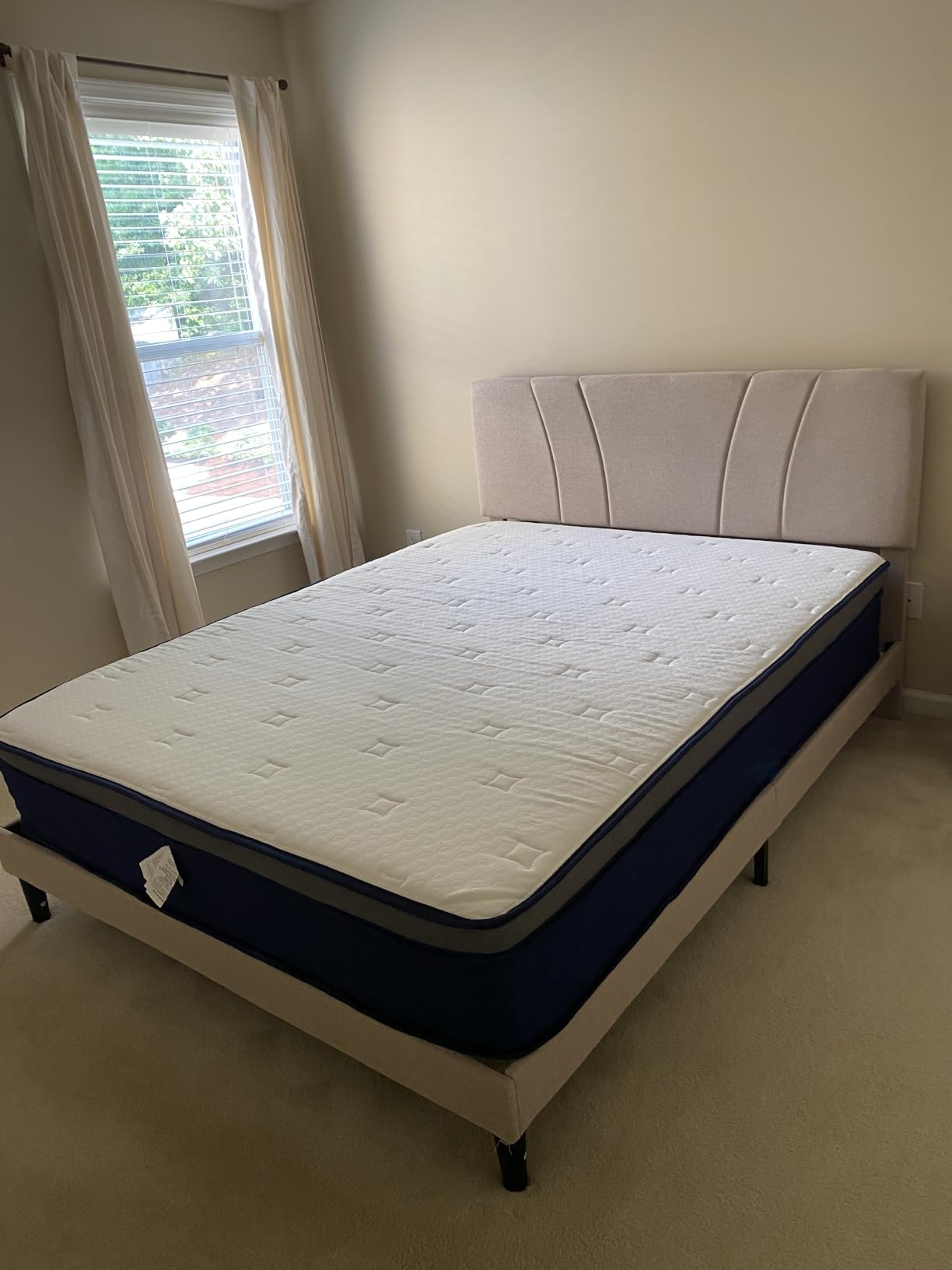 Avenco SyncDeep Queen Mattress 12 Inch, Firm Hybrid Cooling, Lumbar Support customer photo 1